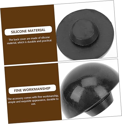 Miniatura 3 de SUPVOX 6 almohadillas de soporte de tambor, pies de silicona para tambor de lengua estable, almohadillas antideslizantes para mejorar el rendimiento