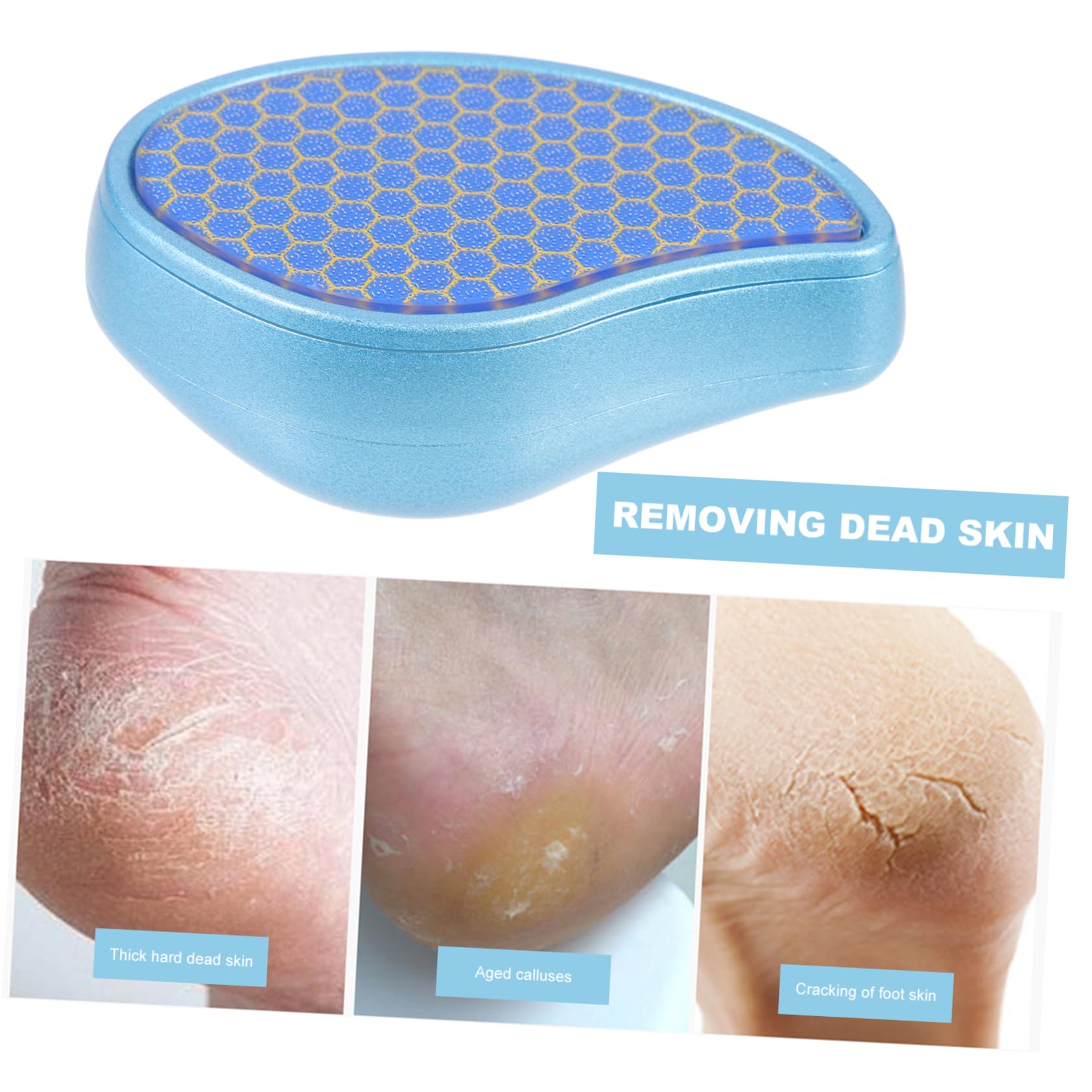 NOLITOY Foot File for Dead Skin Foot Scrubber Foot Heel Scrubber Feet Rubbing Board Remover Tool Material Safe Foot File Pedicure Exfoliating Tool