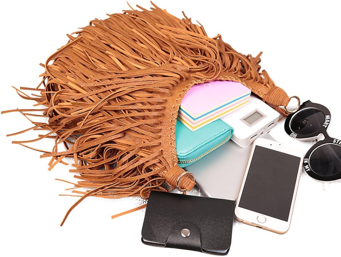 Lanpet Women Fringe Tassel Cross Body Bag Leisure Shoulder Bag | Fringe, Tassel, Leisure