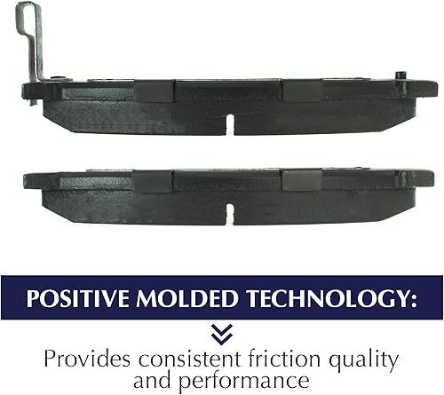 Miniatura 5 de Centric 105.10880 Posi Quiet Premium Juego de pastillas de freno de disco de cerámica para Honda Odyssey 2010-2005