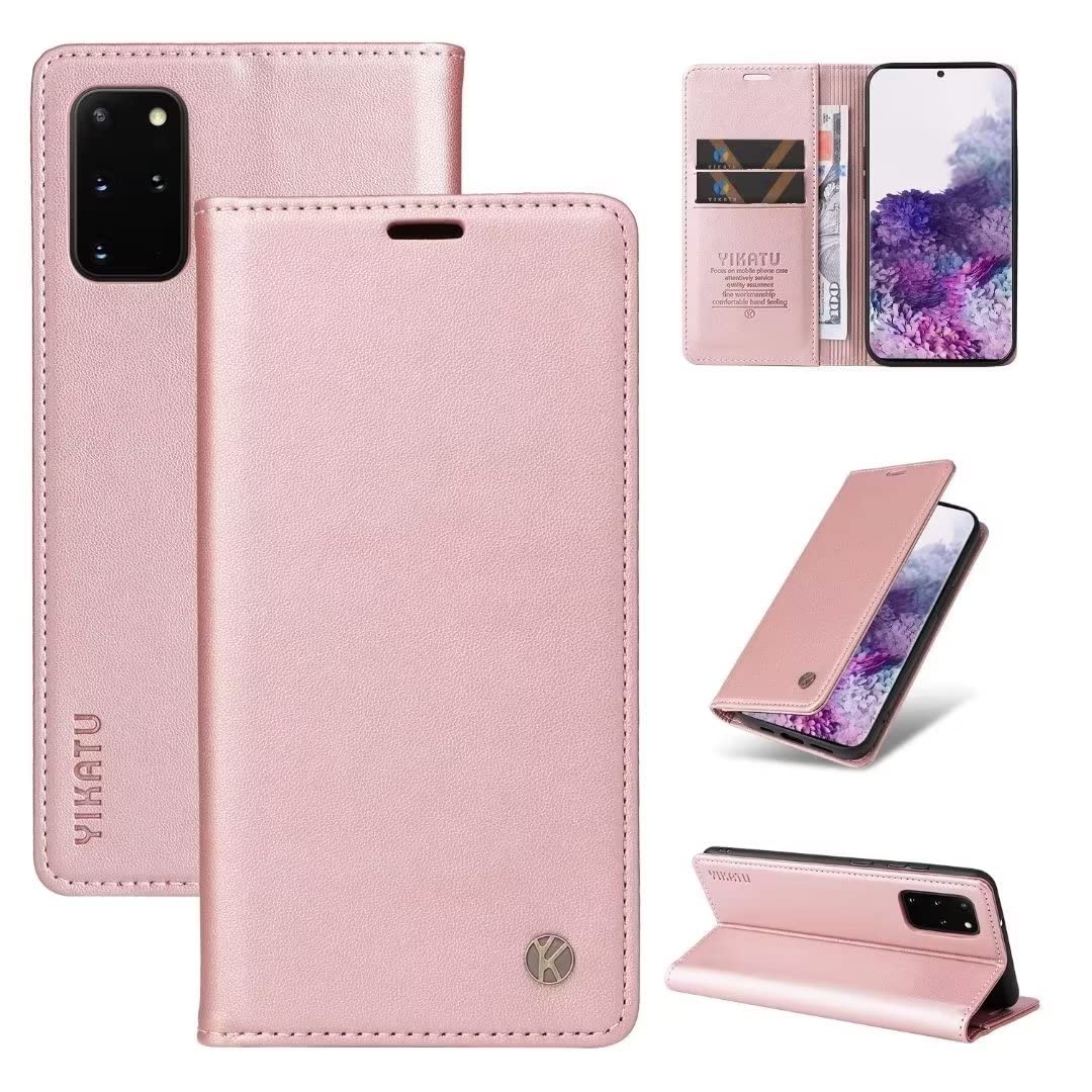 Funda para Google Pixel 8a, para Google Pixel 8a a prueba de golpes, piel sintética, tipo cartera, con ranuras para tarjetas, función atril, protección completa, absorción de golpes, color oro rosa Funda para Google Pixel 8a, para Google Pixel 8a a prueba de golpes, piel sintética, tipo cartera, con ranuras para tarjetas, función atril, protección completa, absorción de golpes, color oro rosa