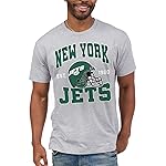 Junk Food Clothing x NFL - New York Jets - Team Helmet - Unisex Adult Short Sleeve Fan T-Shirt for Men and Women - Size Small