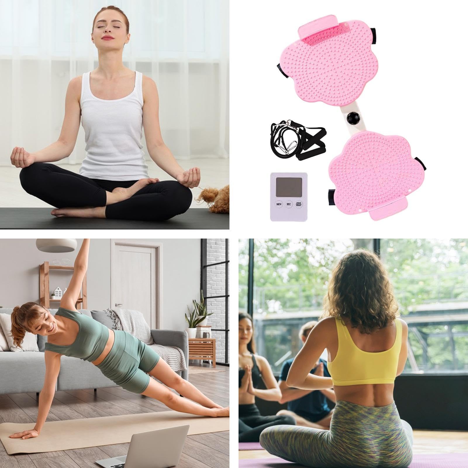 Regulowana inteligentna tablica skręcana, przenośny sprzęt treningowy do domowej siłowni, maszyna do treningu siłowego do biur, fitnessu, tonizacji, odchudzania, modelowania sylwetki, niebieski