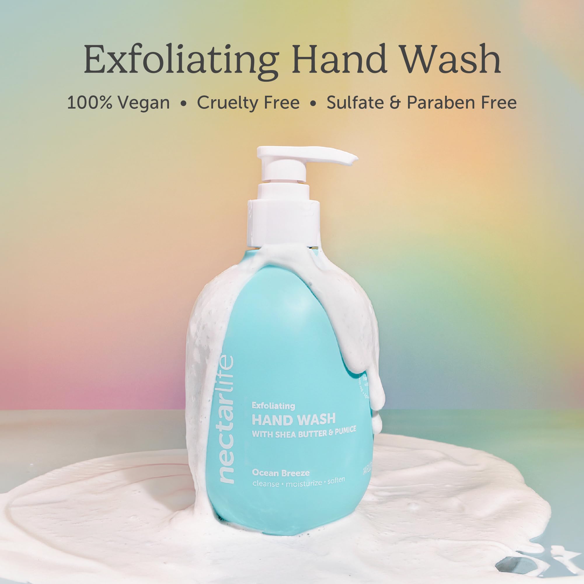 Nectar Life Exfoliating & Moisturizing Hand Wash with Volcanic Pumice