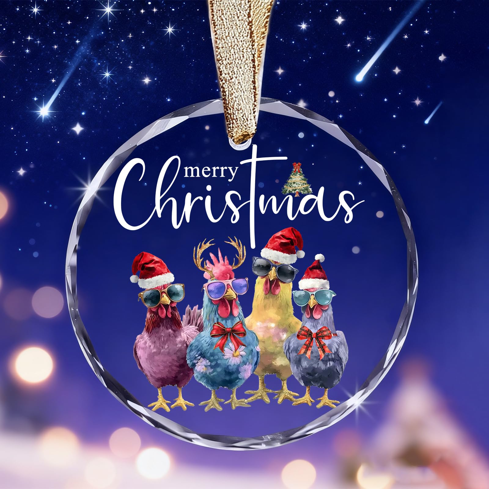Ornements en forme de poulet pour sublimer votre réveillon et sapin de Noël