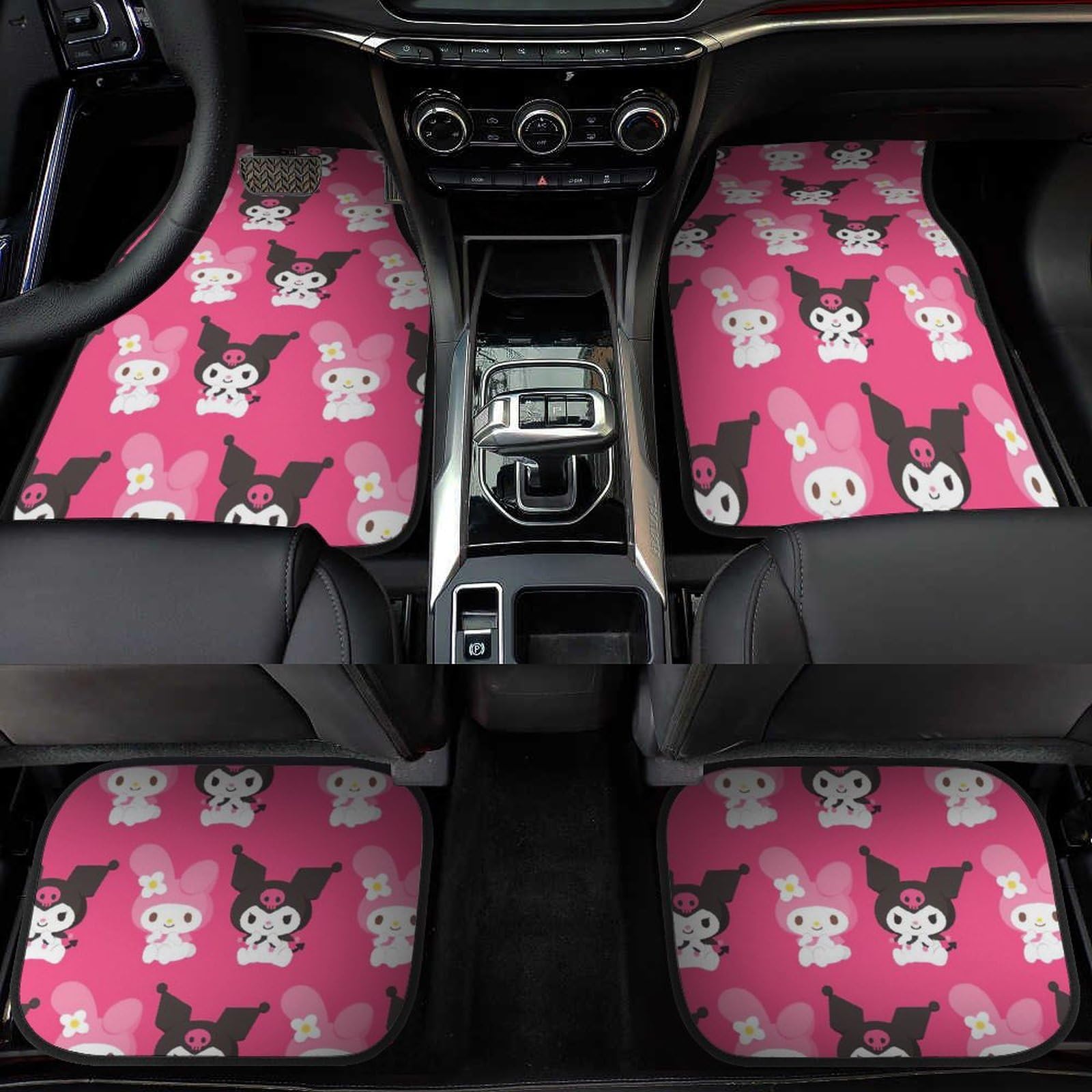 Amazon | クロミ ちゃん カーマット 4点セット フロアマット 車 軽 