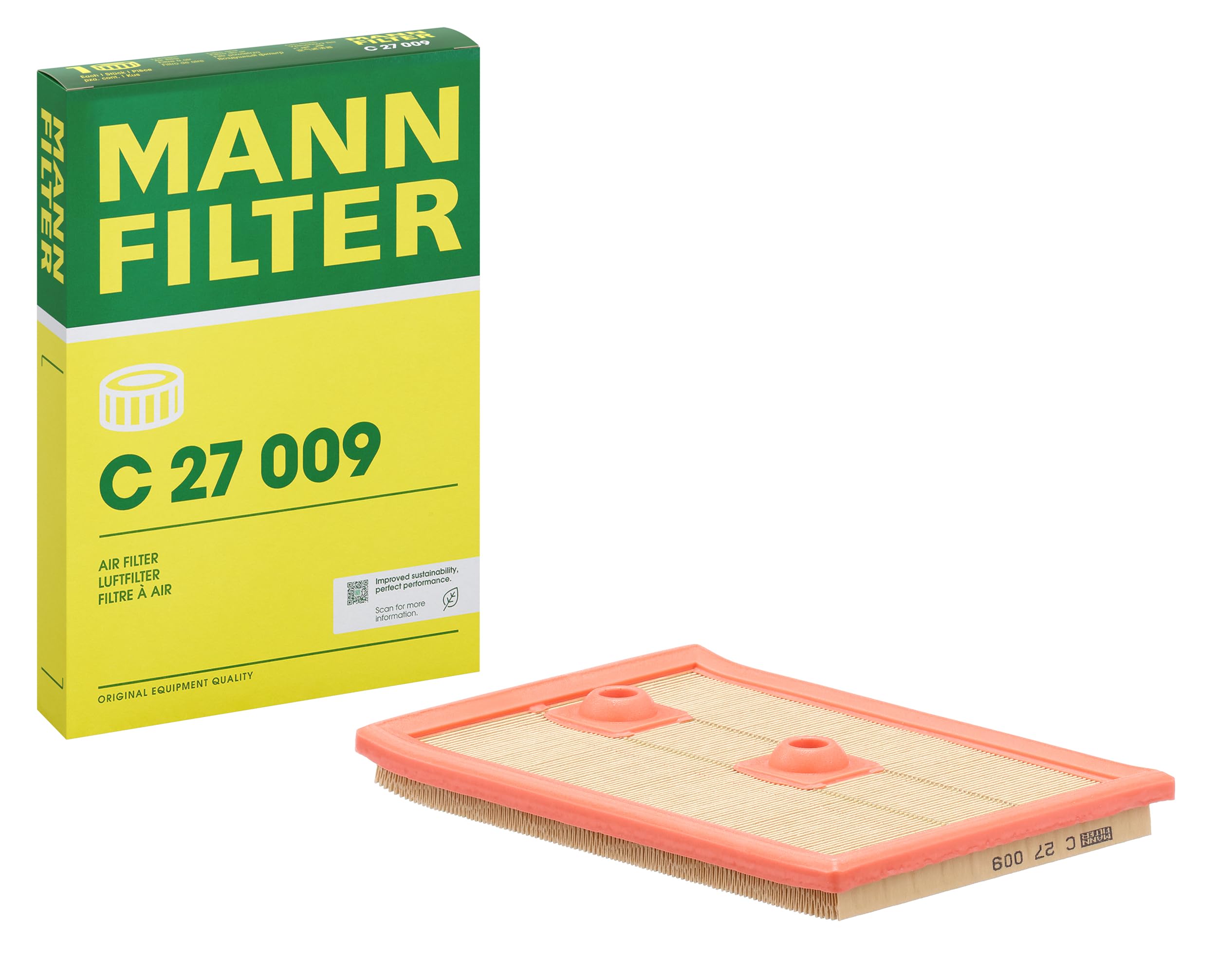 MANN-FILTER C 27 009 Air Filter - for Cars + Transporters