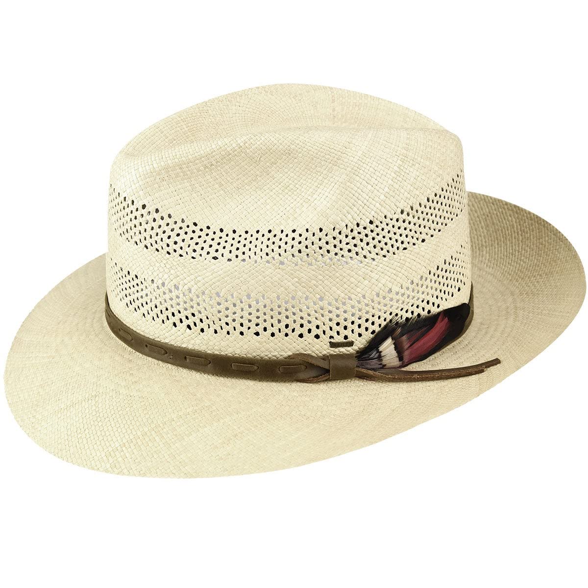 Bailey of Hollywood Ezra Panama Fedora - Unbleached/M Unbleached, Medium