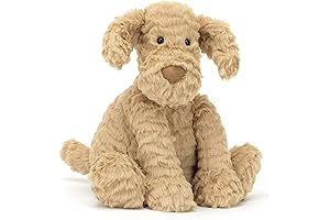 Jellycat Fuddlewuddle Stuffed Puppy: Medium 9" - Perfect Dog & Puppy Plush Toy Gift