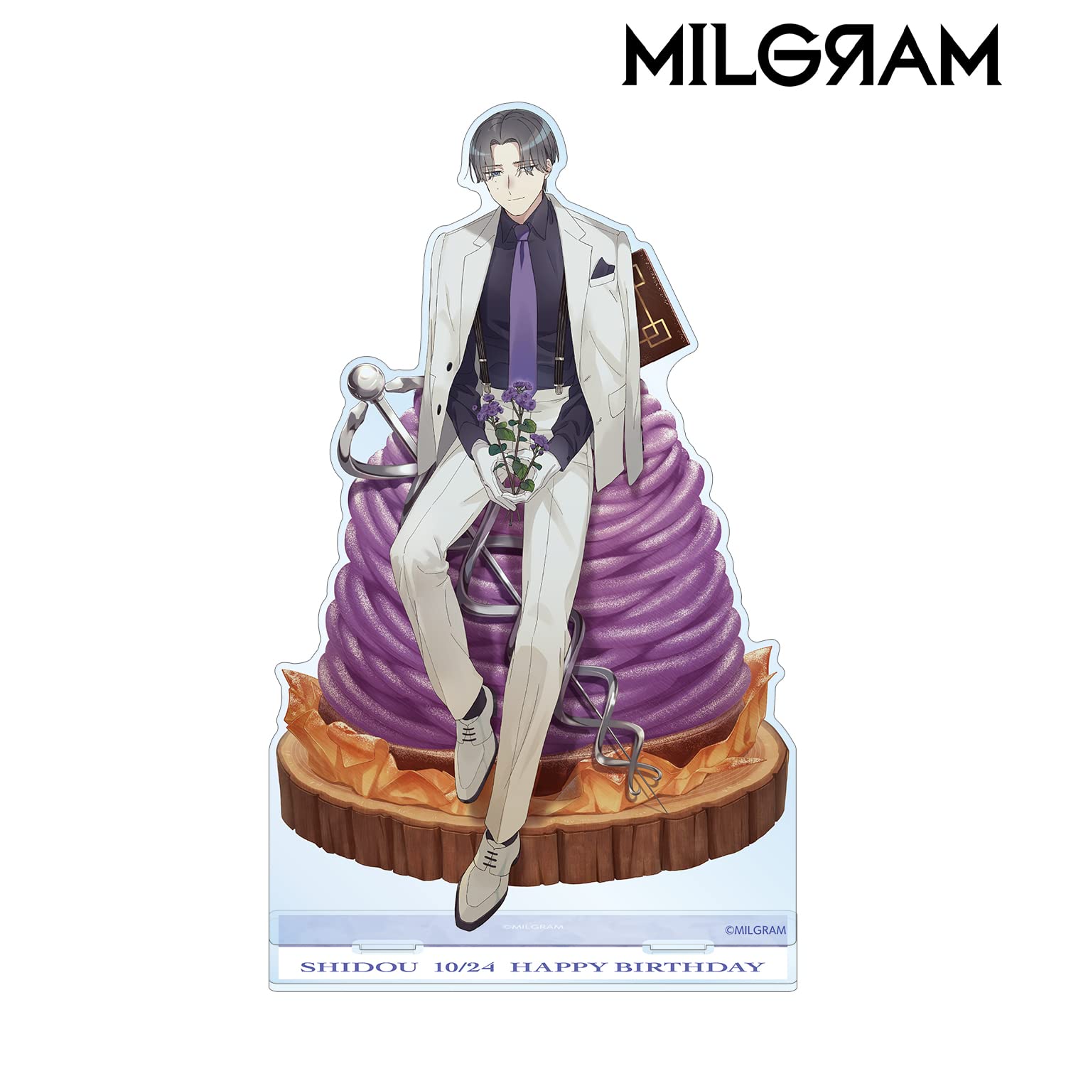 MILGRAM ミルグラム バースデーver BIGアクリルスタンド シドウ Amazon.co.jp: MILGRAM ミルグラム 描き下ろしイラスト シドウ