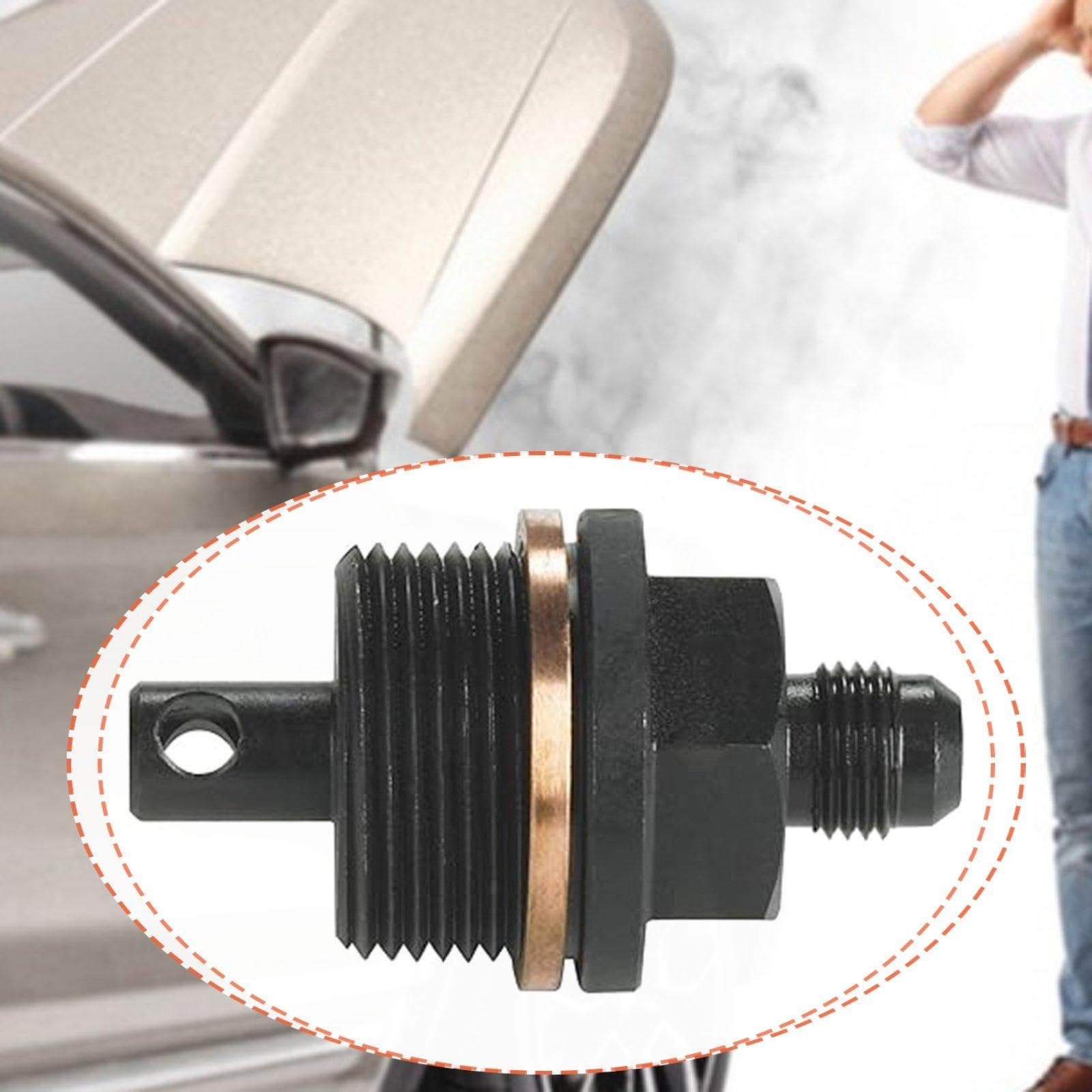 harayaa Adattatore per adescamento olio, ricambio, facile installazione, manutenzione del motore, acciaio legato ad alte prestazioni, motori affidabili,