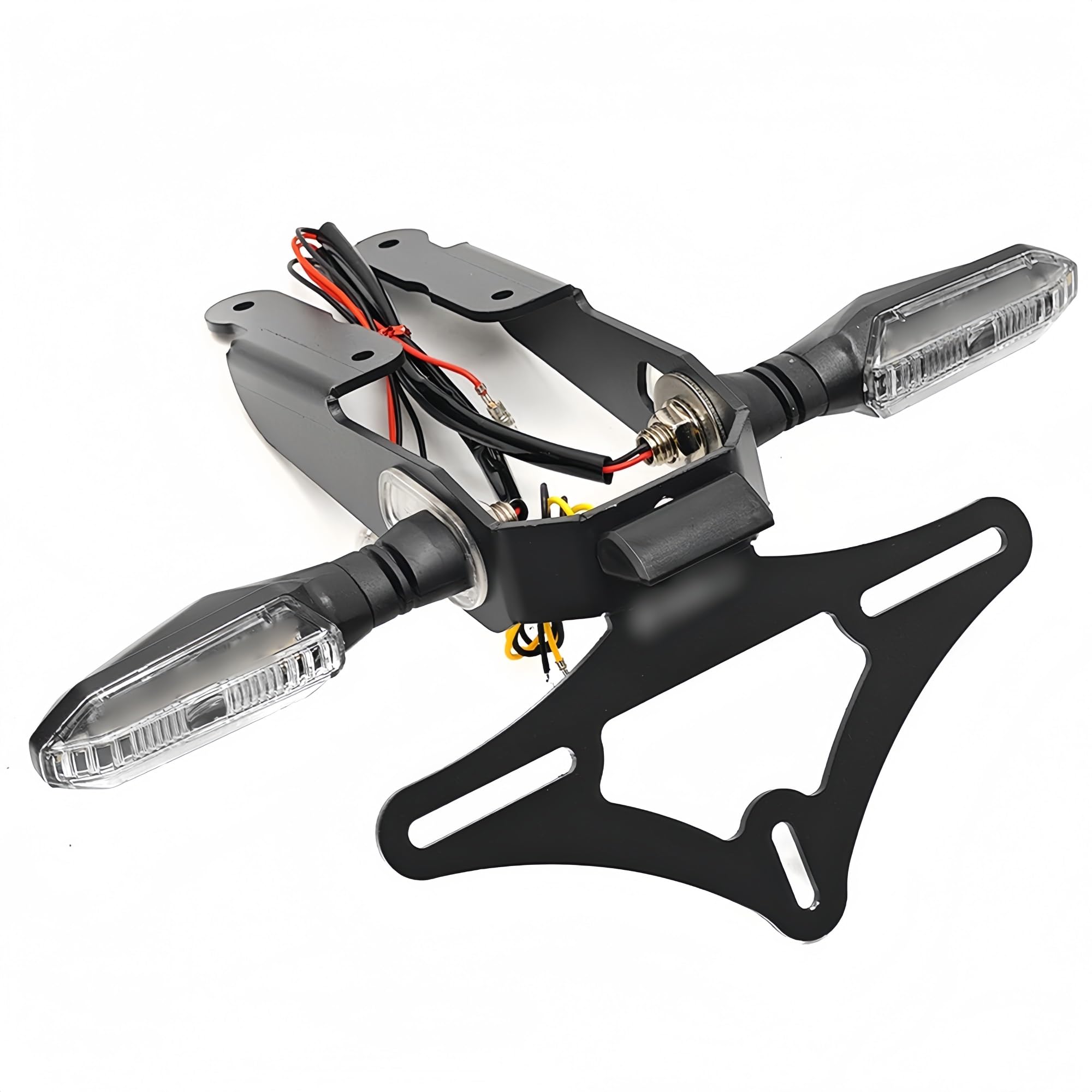 Support de plaque d'immatriculation moto Ninja 650 anti vibrations ajustement parfait