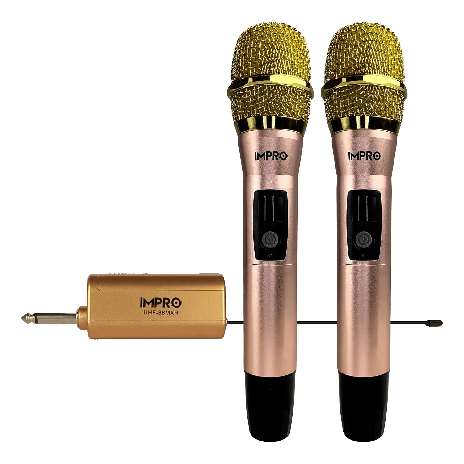 ImPro UHF-88MXR Professional UHF Wireless Microphones (Rose Gold)