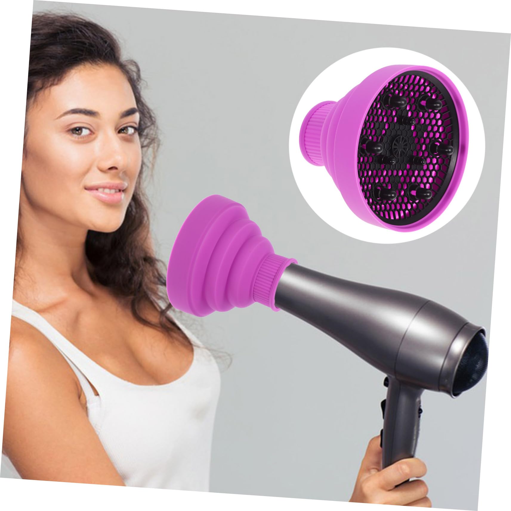 IWOWHERO Hair Dryer Diffuser Cover Universal Attachment for Curl Diffuser Hair Dryer