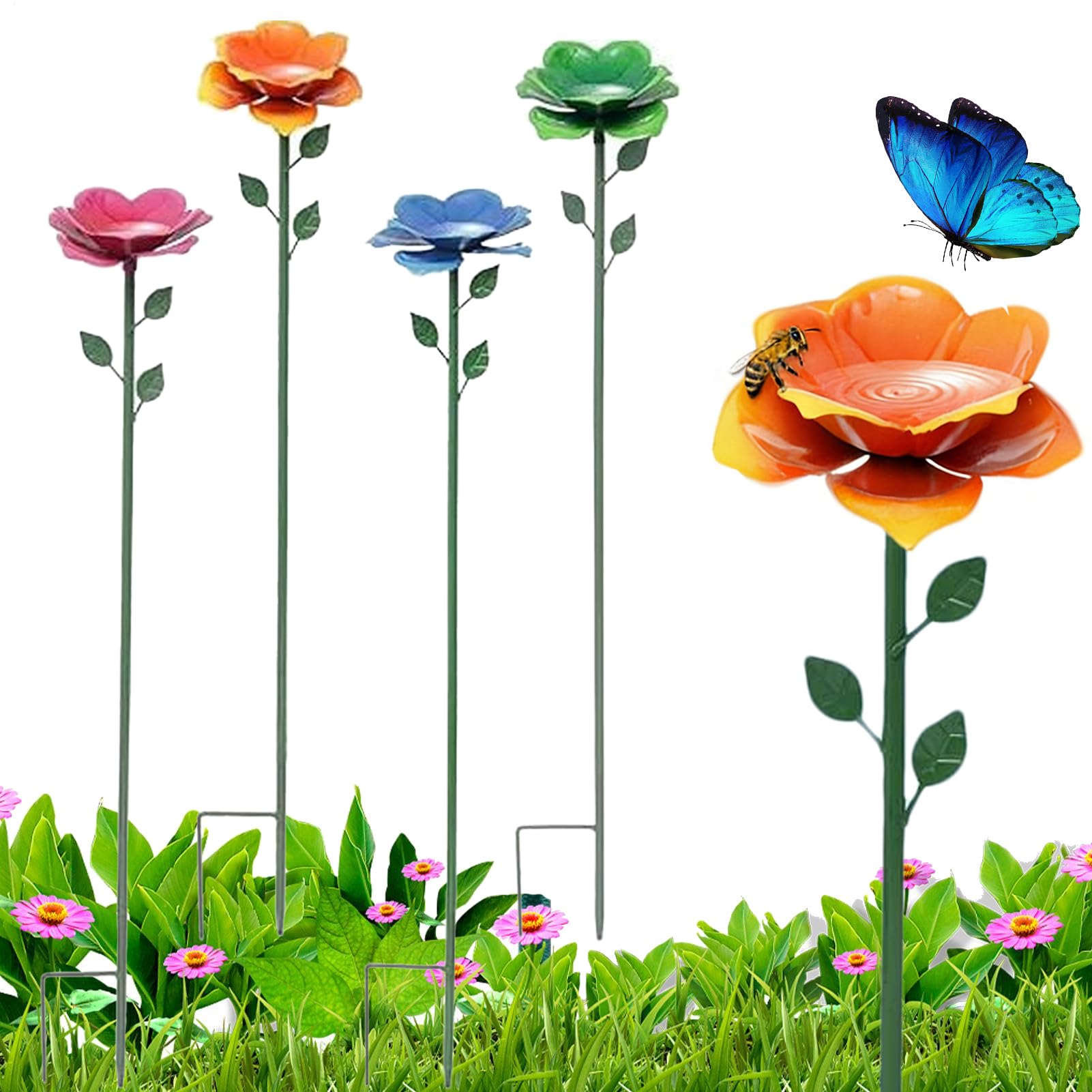 Coupelle à eau en forme de fleur pour abeilles pour sauver les pollinisateurs