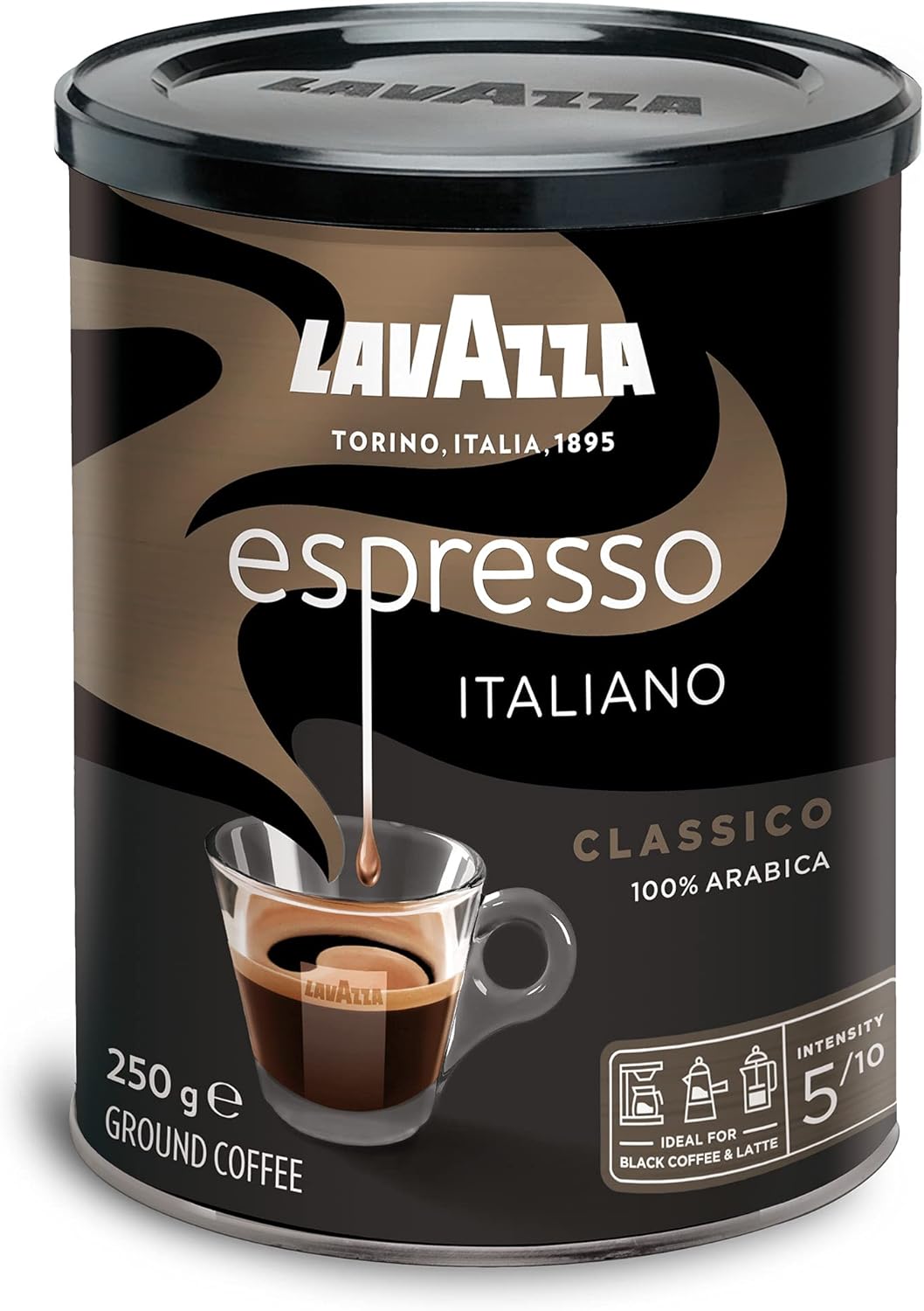 Lavazza Caffe Espresso Classico kawa mielona w puszce 250g Amazon.pl