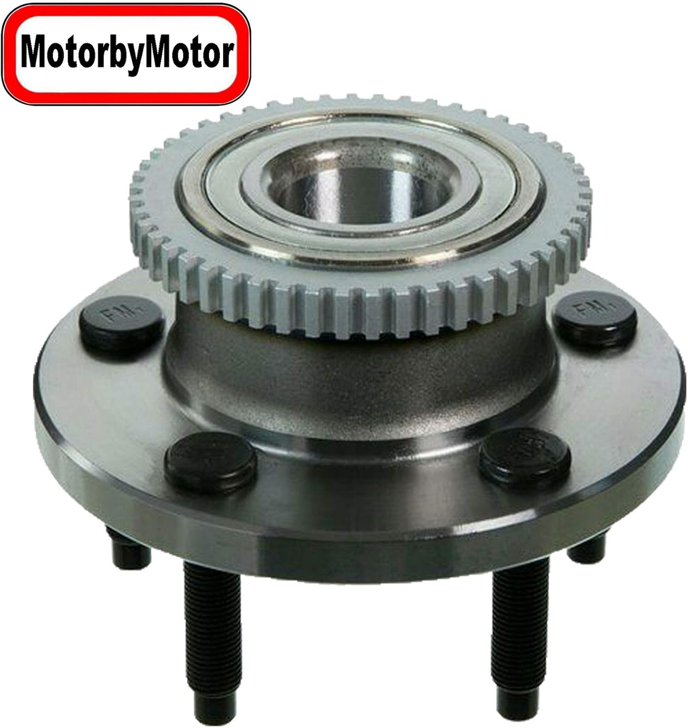 MotorbyMotor 513221 Front Wheel Bearing & Hub Assembly fits for 2005-2014 Ford Mustang, 2005-2007 Avanti Avanti Wheel Hub Bearing Assembly 5 Lugs with ABS