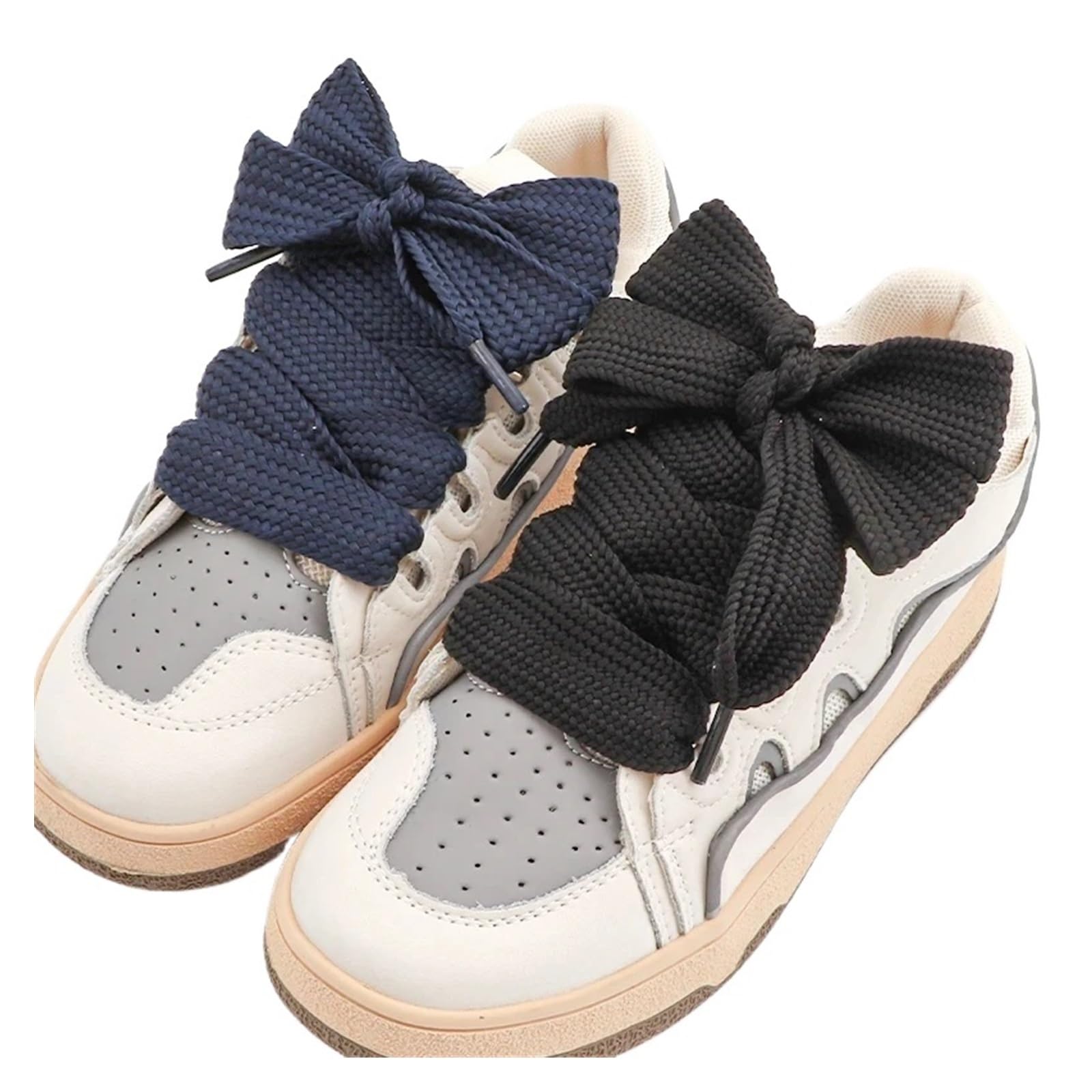 Cordones, Zapatillas Casuales Cordones más Anchos for Zapatos Accesorios for de Cuerda(Sky Blue,160cm)