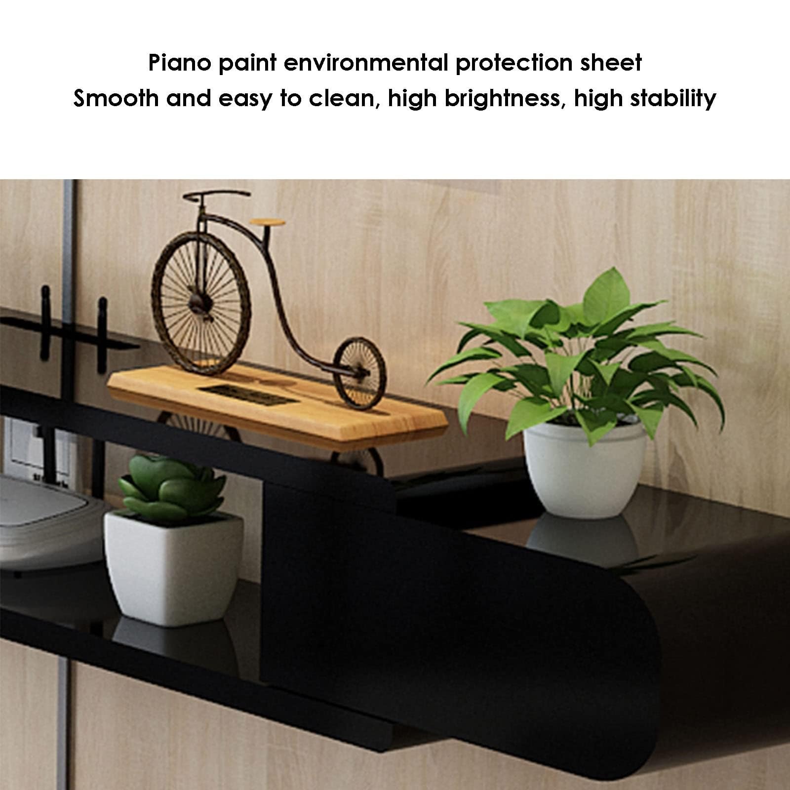 mobile TV Console multimediale moderna da parete con supporto TV galleggiante con spazio for riporre oggetti for camera da letto, soggiorno, moderna da parete(1.1M)