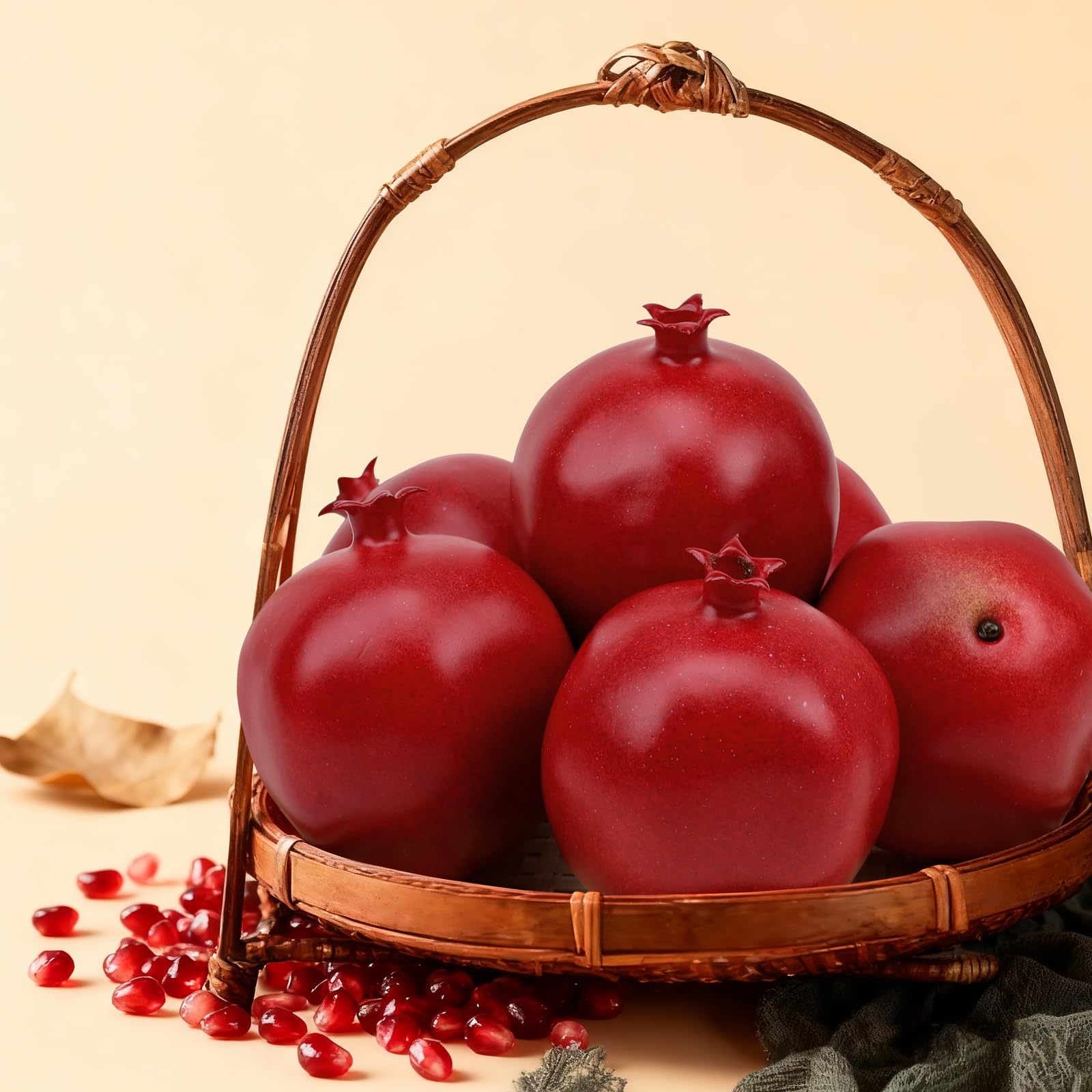 30 Pièces Fausses Pommes Vertes Mini - Décoration Réaliste Pour Maison Et Fêtes