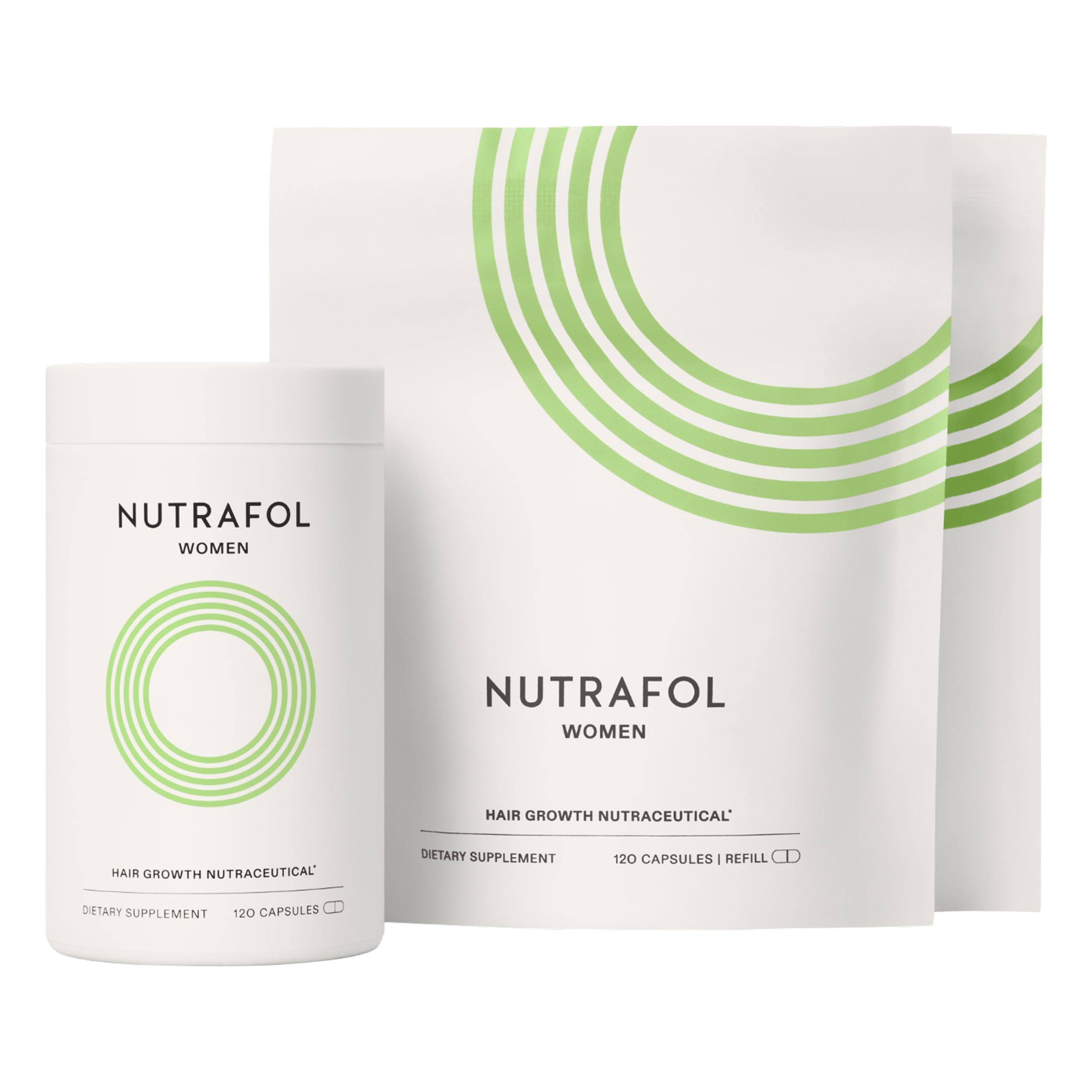 NutrafolWomen's Hair Growth Supplements, For Women 18-44 Years Old, Clinically Proven for Visibly Thicker and Stronger Hair, Dermatologist Recommended - 3 Month Supply, Pack of 3
