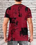 Mens Graphic T-Shirts Cotton Hip Hop Cool Tshirt Fashion Casual Tees Tops Short Sleeve Crew Neck T Shirts