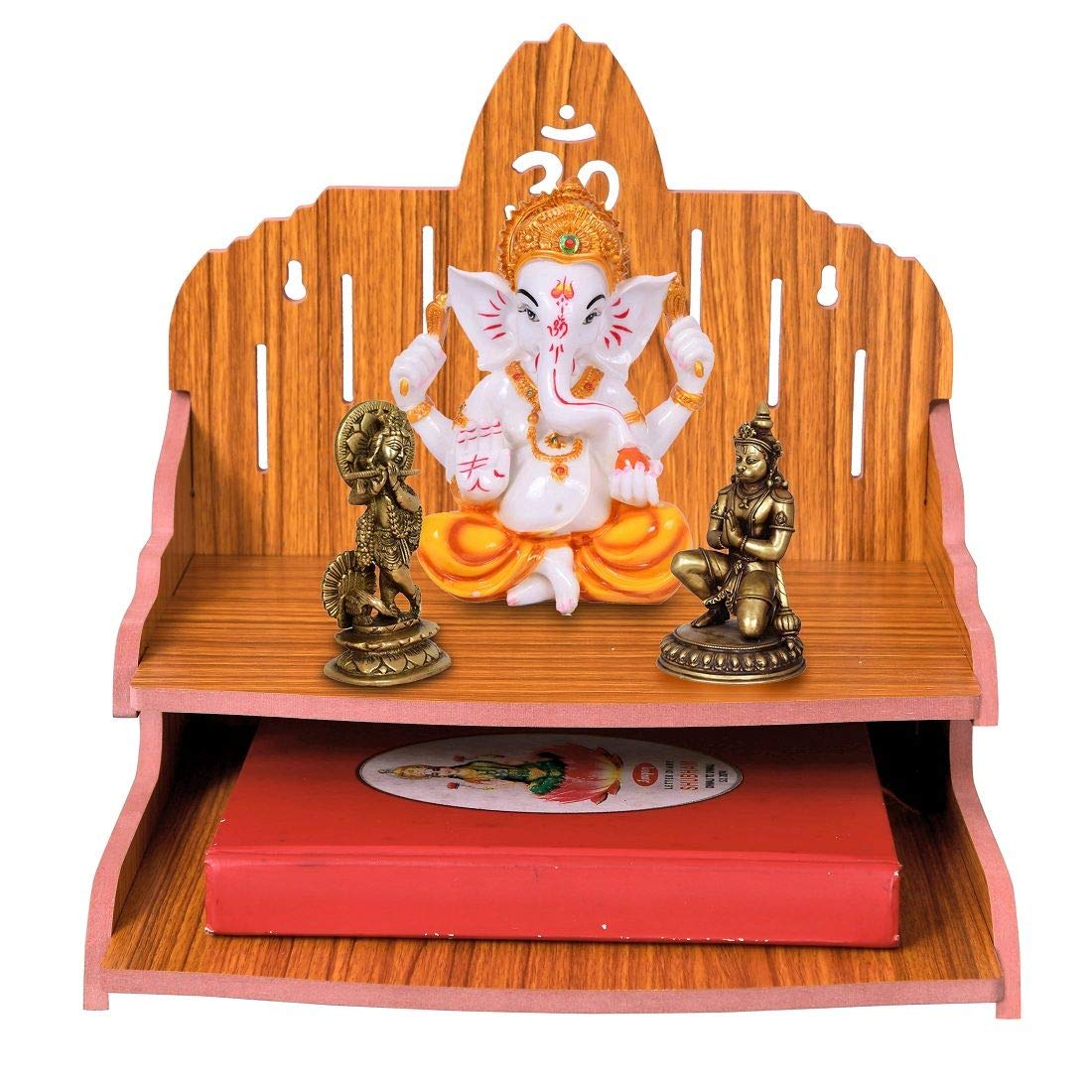 Buy Mandir Mall Handmade Beautiful Wooden Home and Office Temple Mandir