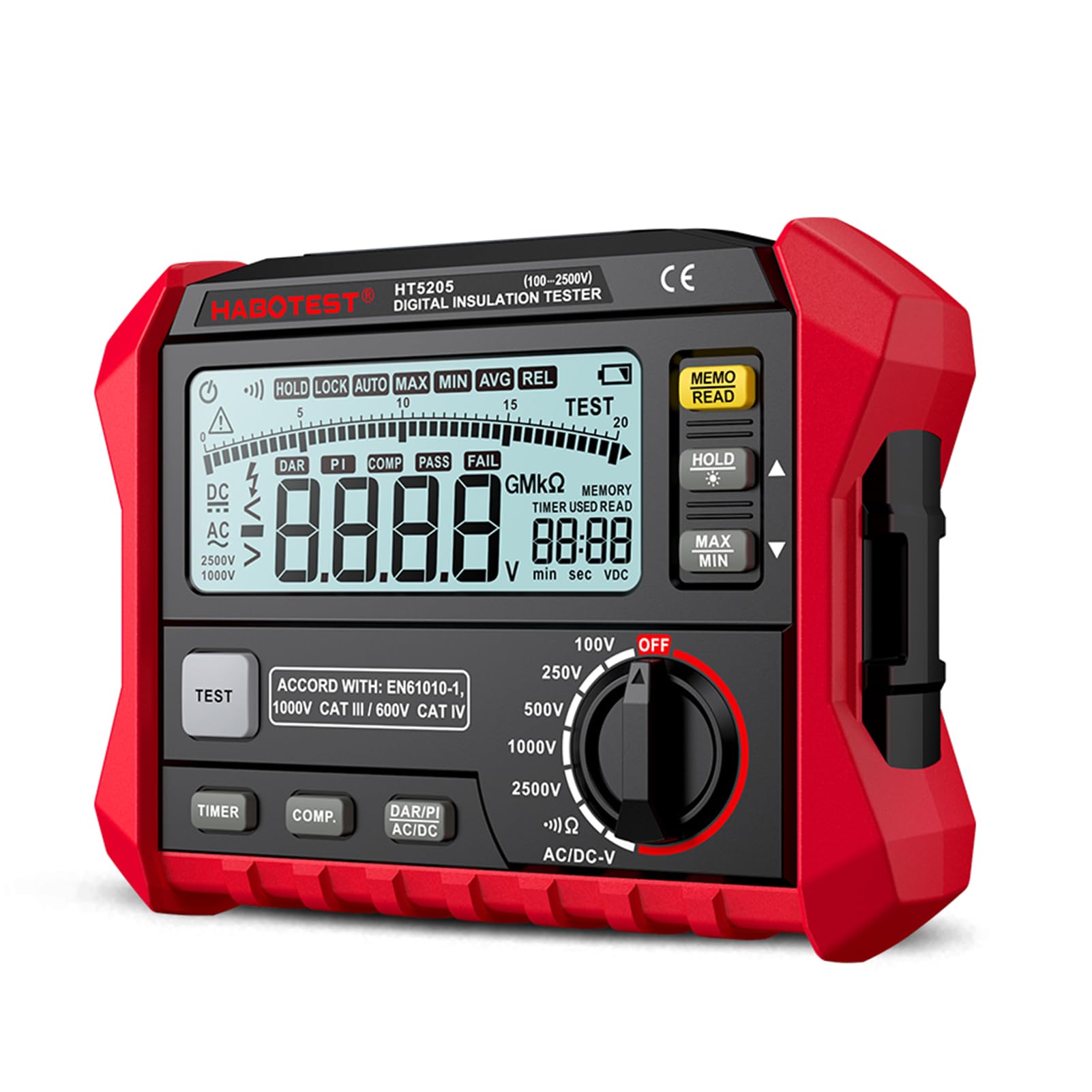 Buy Digital Multimeter Insulation Resistance Multi Tester, Weytoll