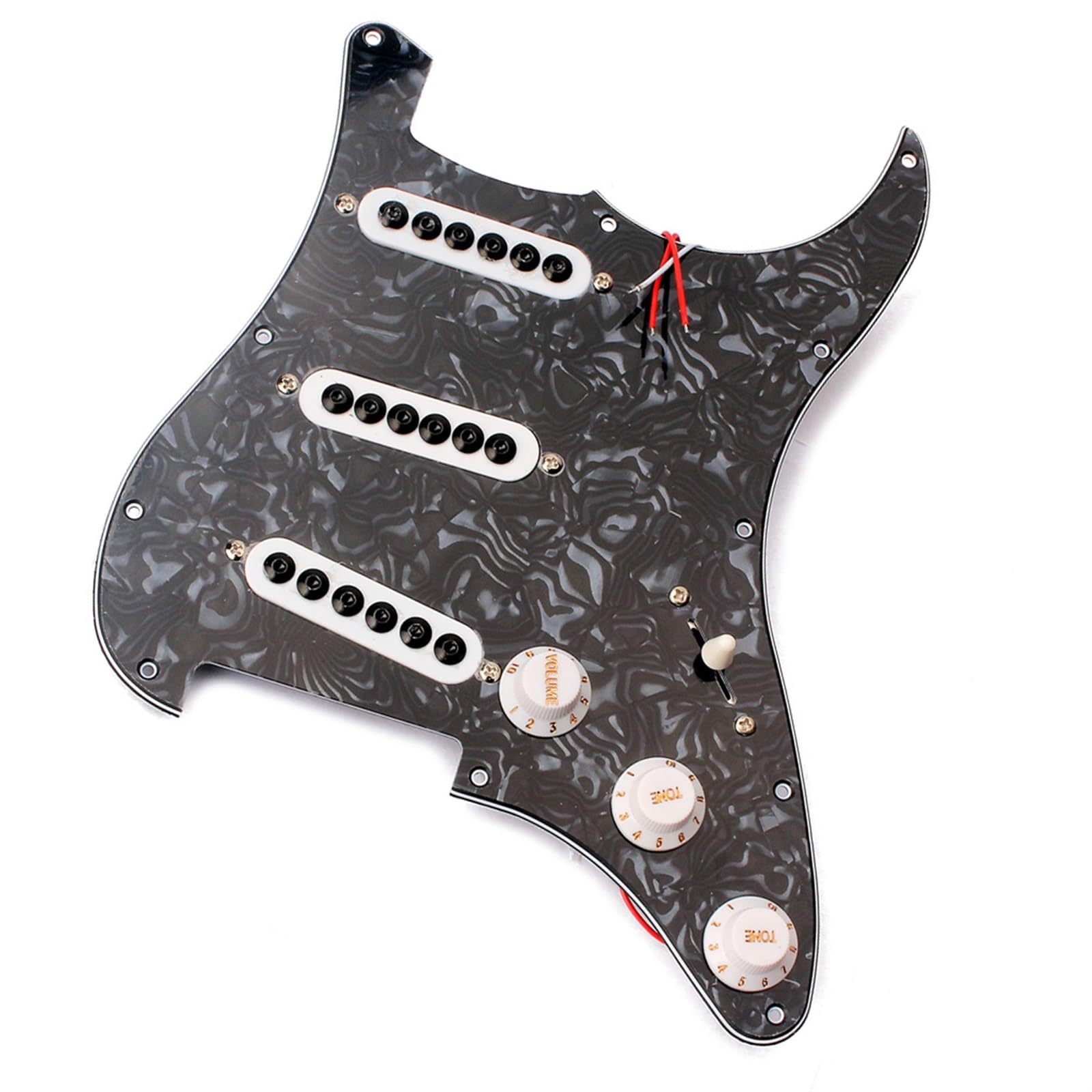 Circuito Di Protezione Superiore Per Chitarra Elettrica Che Include Cinque Pickup E Un Set Completo Di Potenziometri Battipenna chitarra con pickup
