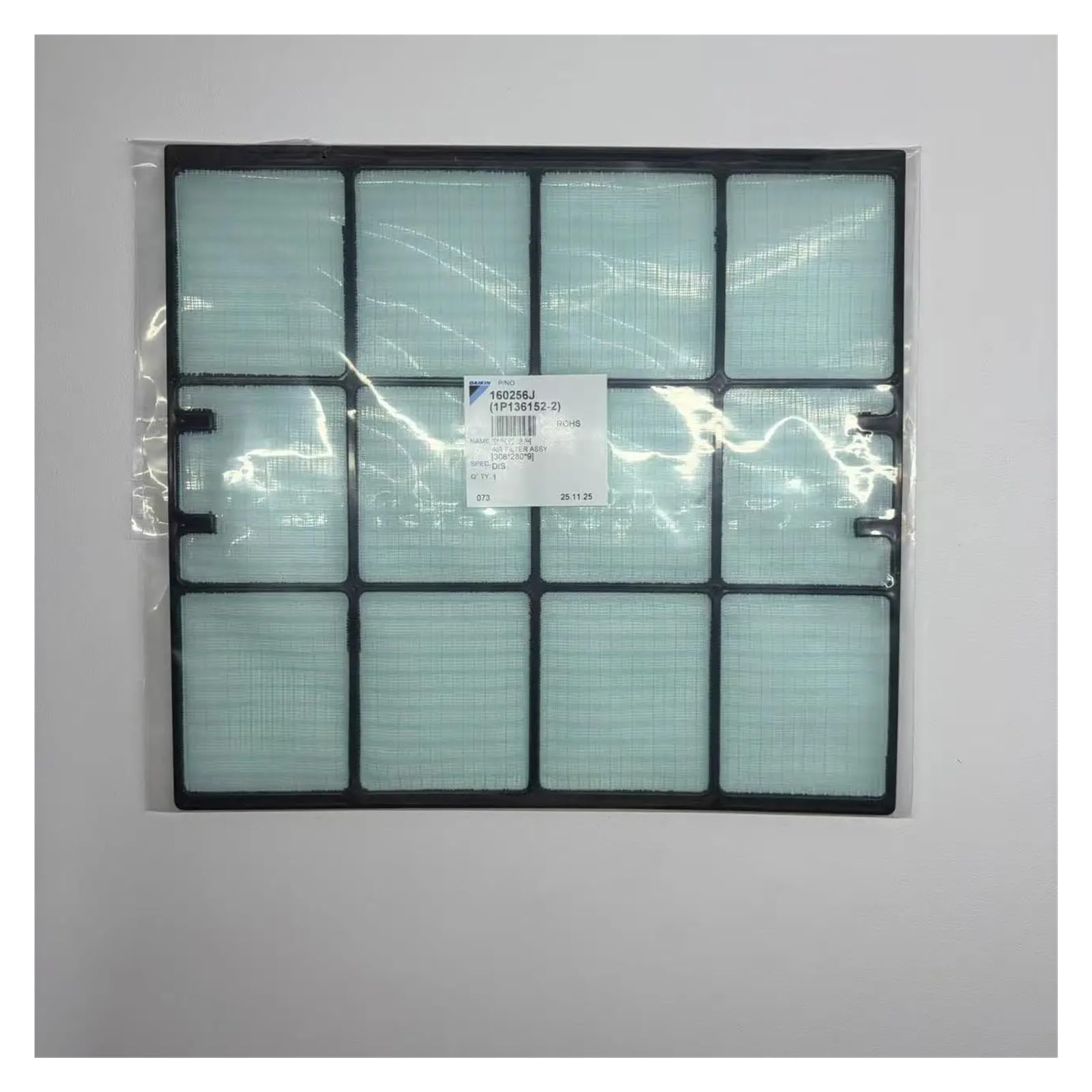 2 PZ/SET, Compatibile For Daikin, 30.8X28 Cm 160256J 1P13615-2 Filtro Aria Condizionata Originale Mini Tipo Versato Aria Condizionata Schermo Antipolvere