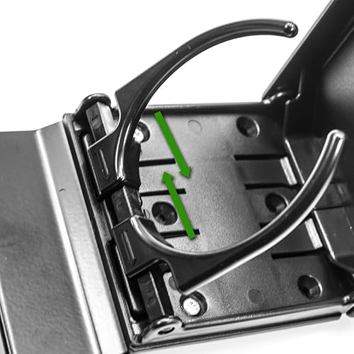 Miniatura 6 de Pride Mobility Portavasos plegable Go-Go Scooter C-Style Moldeado Asiento Apoyabrazos Negro