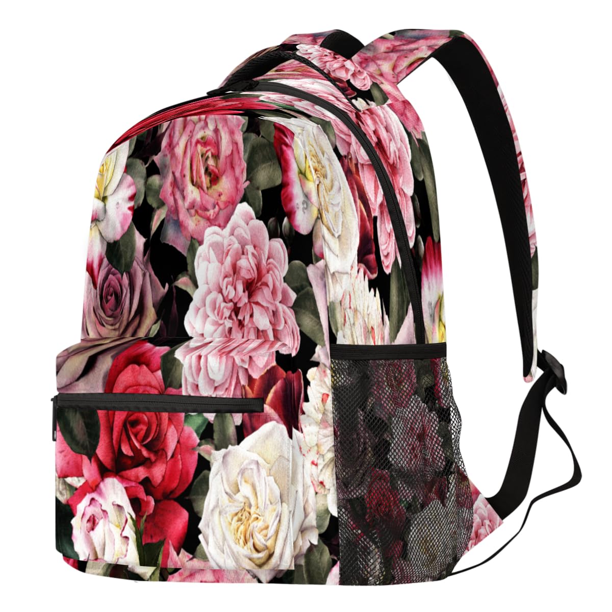Sac à dos d'école et voyage à fleurs idéal pour les sorties et les cours - 8