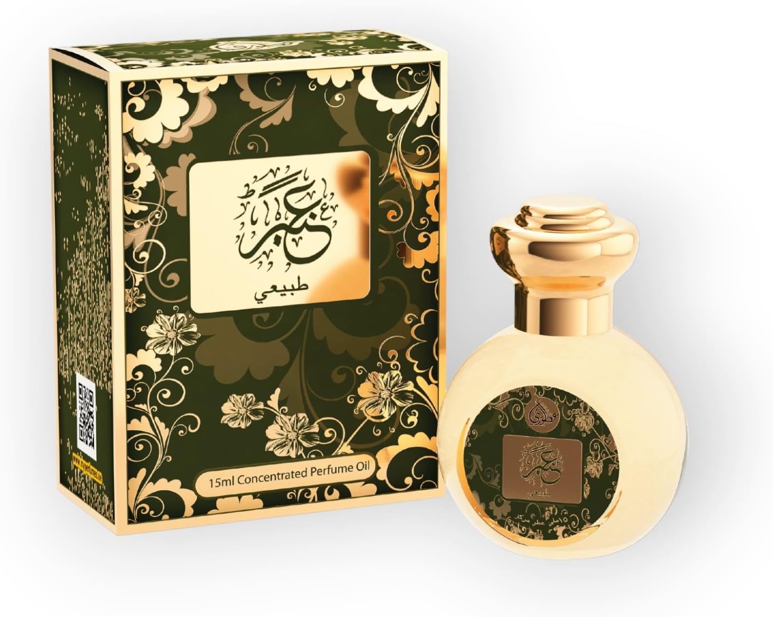 AMBER NATURAL from OTOORI Non Alcoholic Concentrated Perfume Oil or Attar for Men and Women, 15ml
