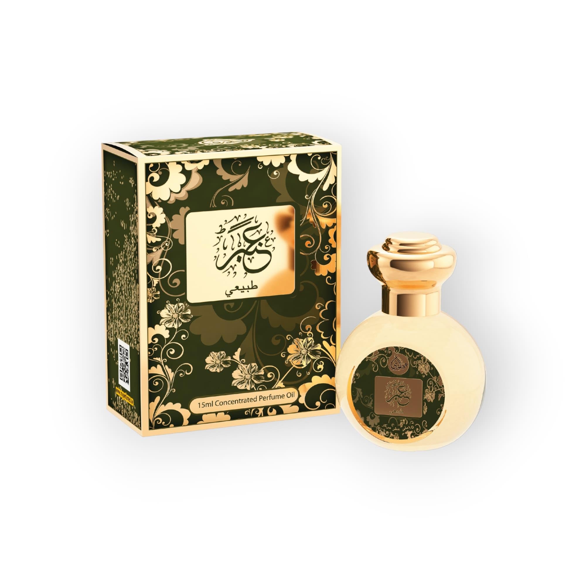 My Perfumes AMBER NATURAL from OTOORI Non Alcoholic Concentrated Perfume Oil or Attar for Men and Women, 15ml