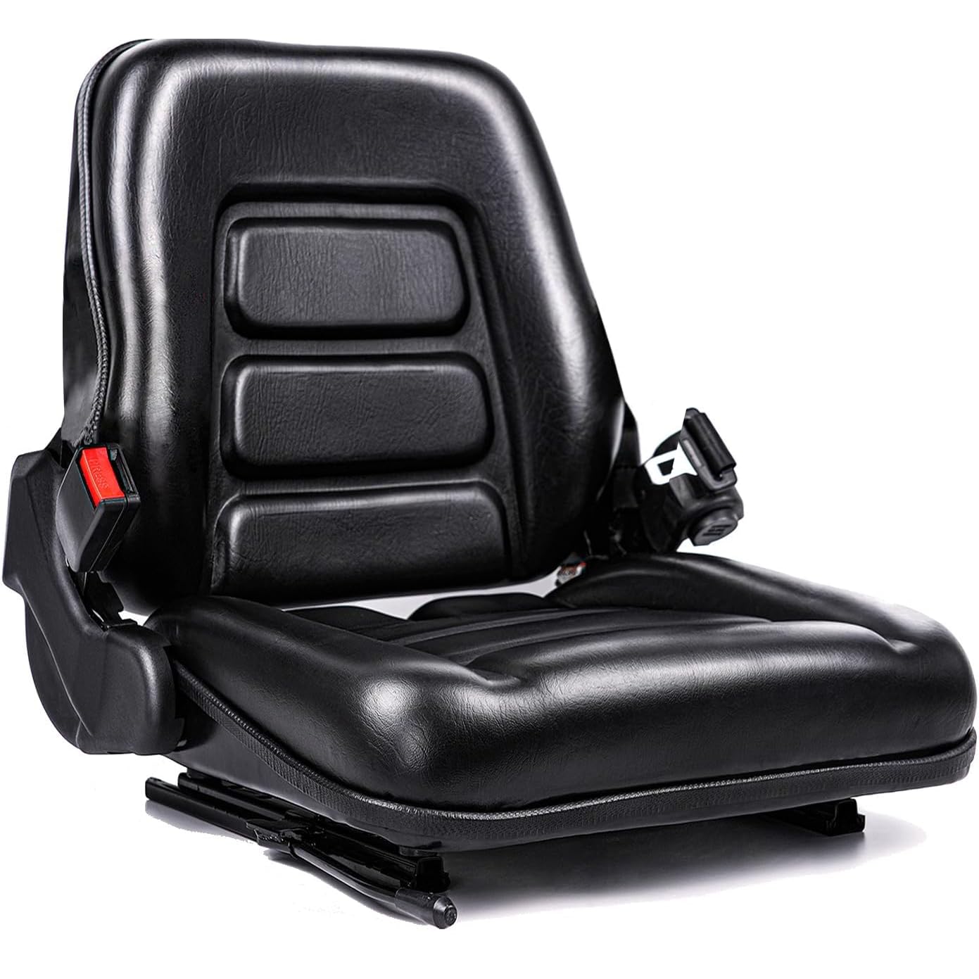 universal forklift seat,tractor seat,with micro switch and safety belt,for tractor,mower,skid loader,telehandler,backhoe,excavator dozer