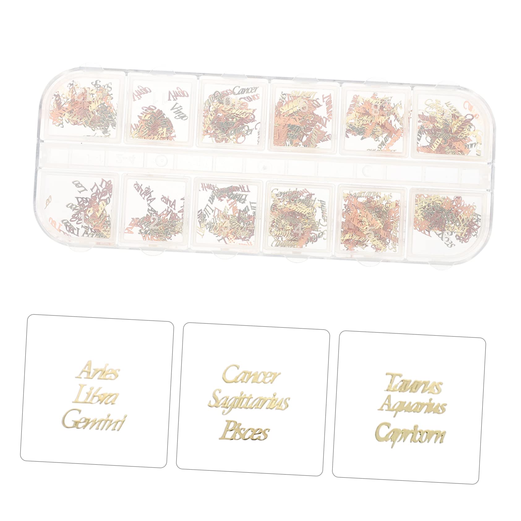 FRCOLOR Charms De Nail Art Pour Décoration Des Symboles Accessoires Créatifs Pour Manucure Coffret Élégant
