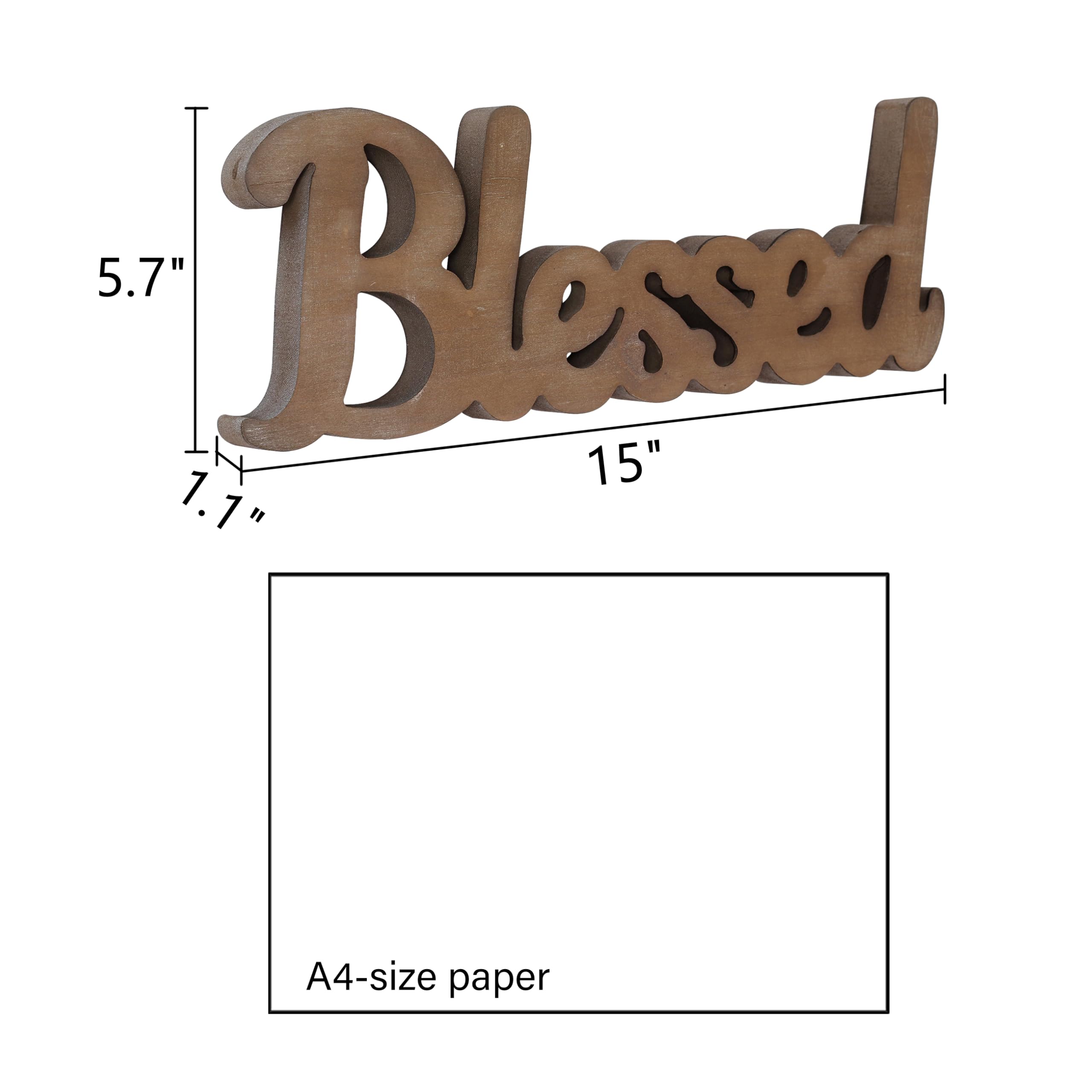 Amazon.com: Sintosin Farmhouse Blessed Signs for Home Decor 15