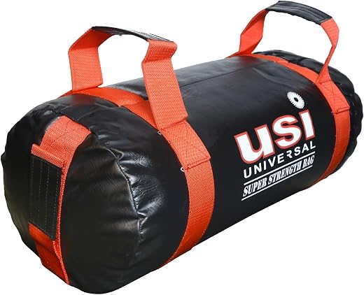 USI UNIVERSAL Super Strength Bag, 626SPB 15Kg Gym Bag Filled, Heavy Duty Never Tear Nylon, 3 Handle Positions Available, L...