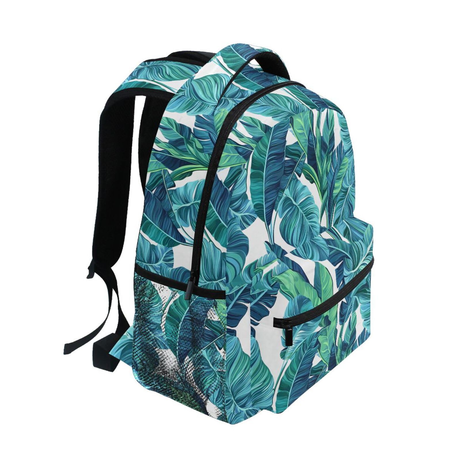 Amazon.com: Wamika Tropical Leaves Backpacks for Kids Women Men