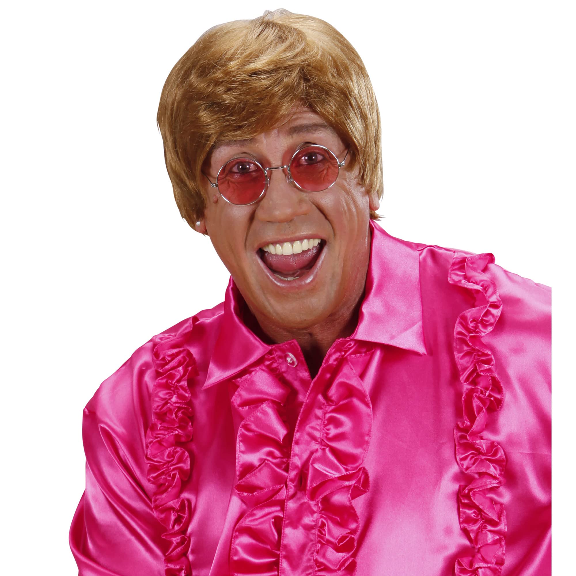 Peruki Elton kasztanowe
