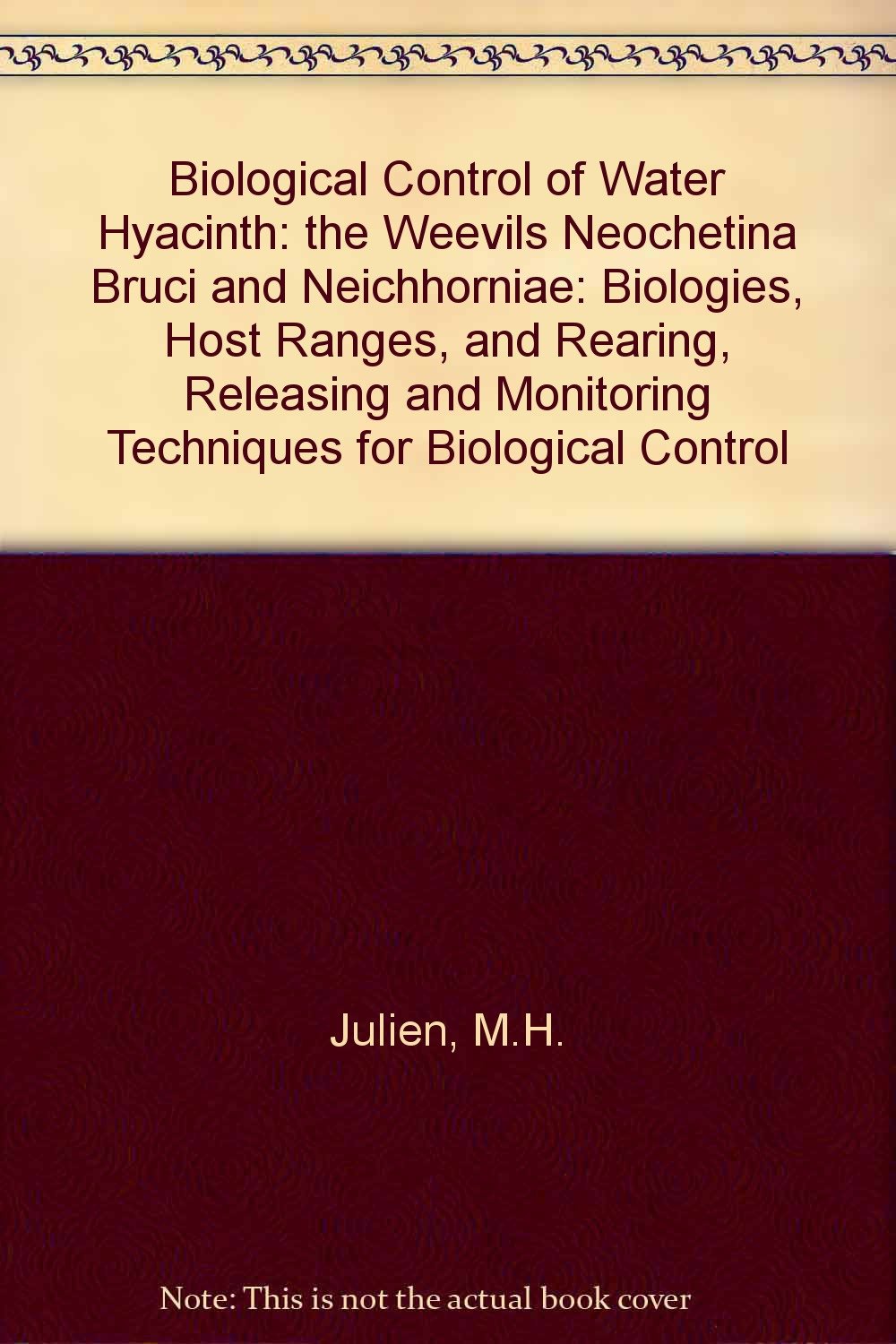 Biological Control of Water Hyacinth the Weevils Neochetina Bruci and