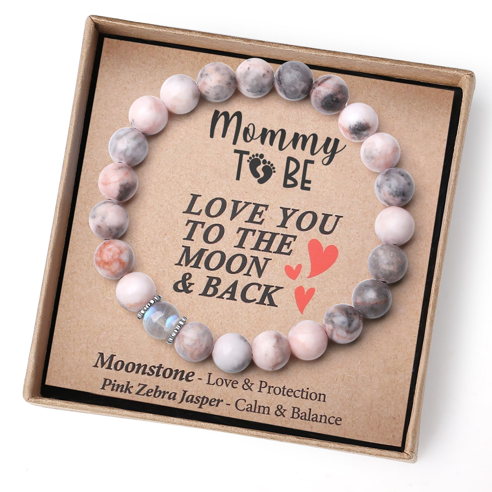 THEMEROLUnique Gifts for Mom - Handmade Crystal Bracelet with Meaning - Comes in Gift Box and Crystal Card