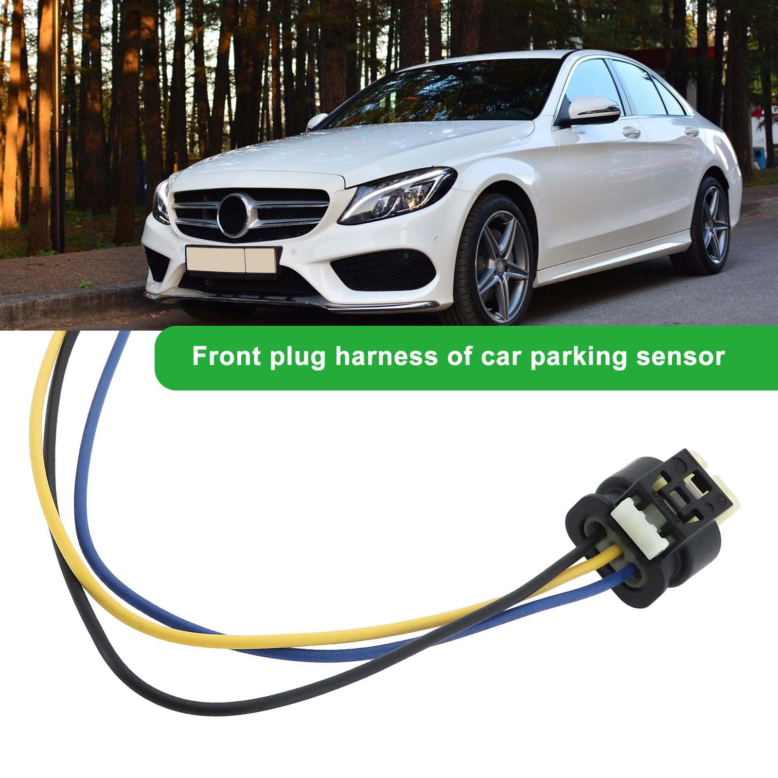 ECSiNG Cablaggio Anteriore A 3 Pin Del Connettore Del Sensore Di Parcheggio Per Auto Compatibile Con Mercedes Classe CES W177 W206 W213 W222