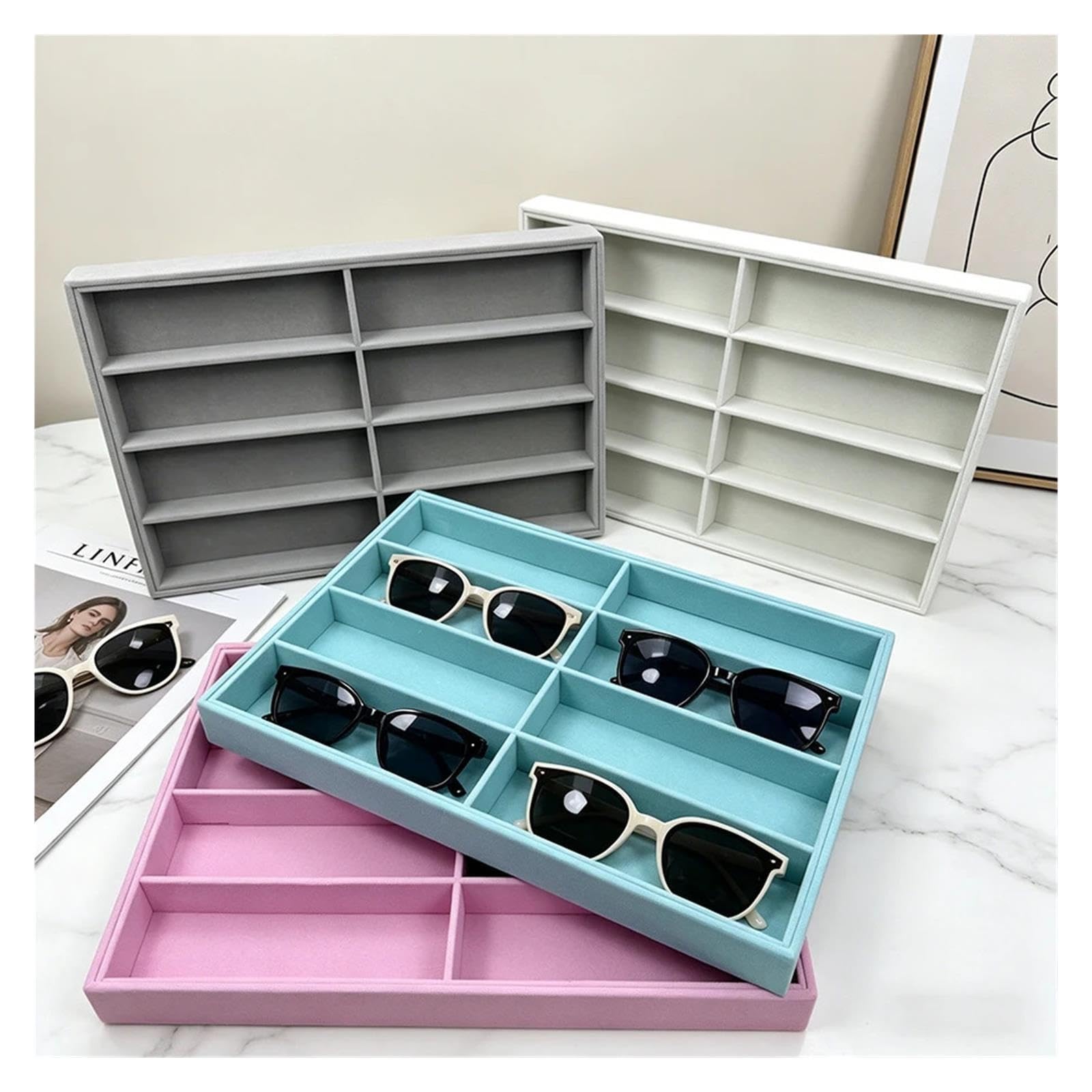 Organizador de gafas de sol Caja de almacenamiento gafas sol y joyas