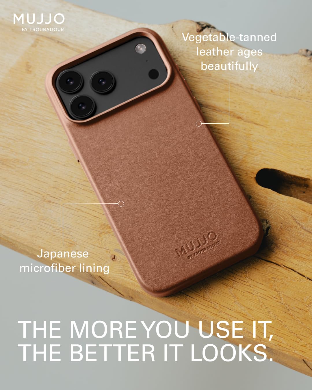 Amazon.com: Mujjo Leather Case for iPhone 17 Pro Max – MagSafe
