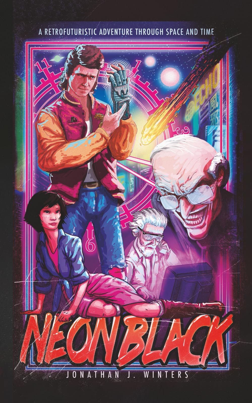 NEON BLACK: A Retrofuturistic Adventure Through Space and Time