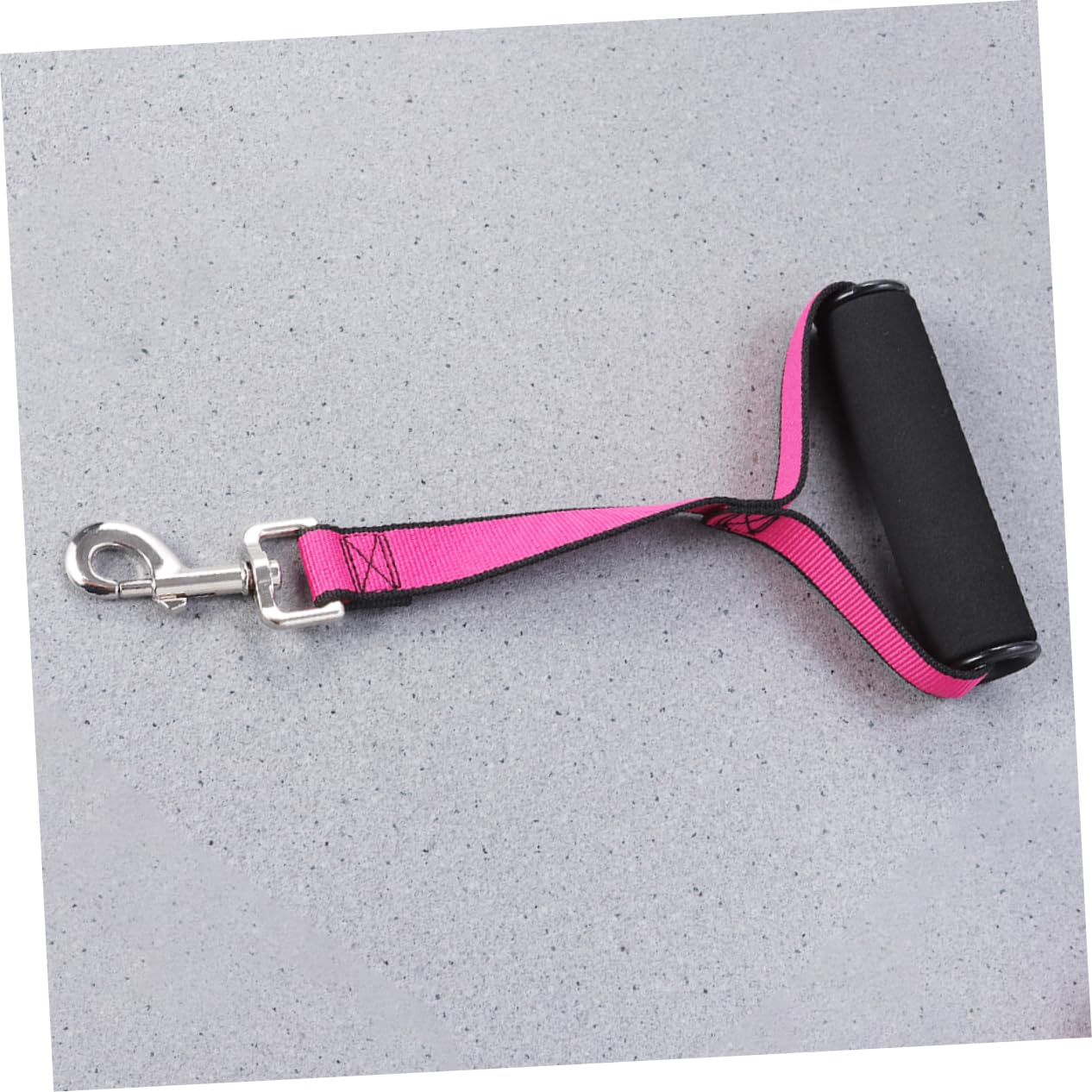 Mikikit Dog Training Supplies Elastic Short Leash for Large Dogs Pet Accessories for Heel Position Control Durable Rose Red Design