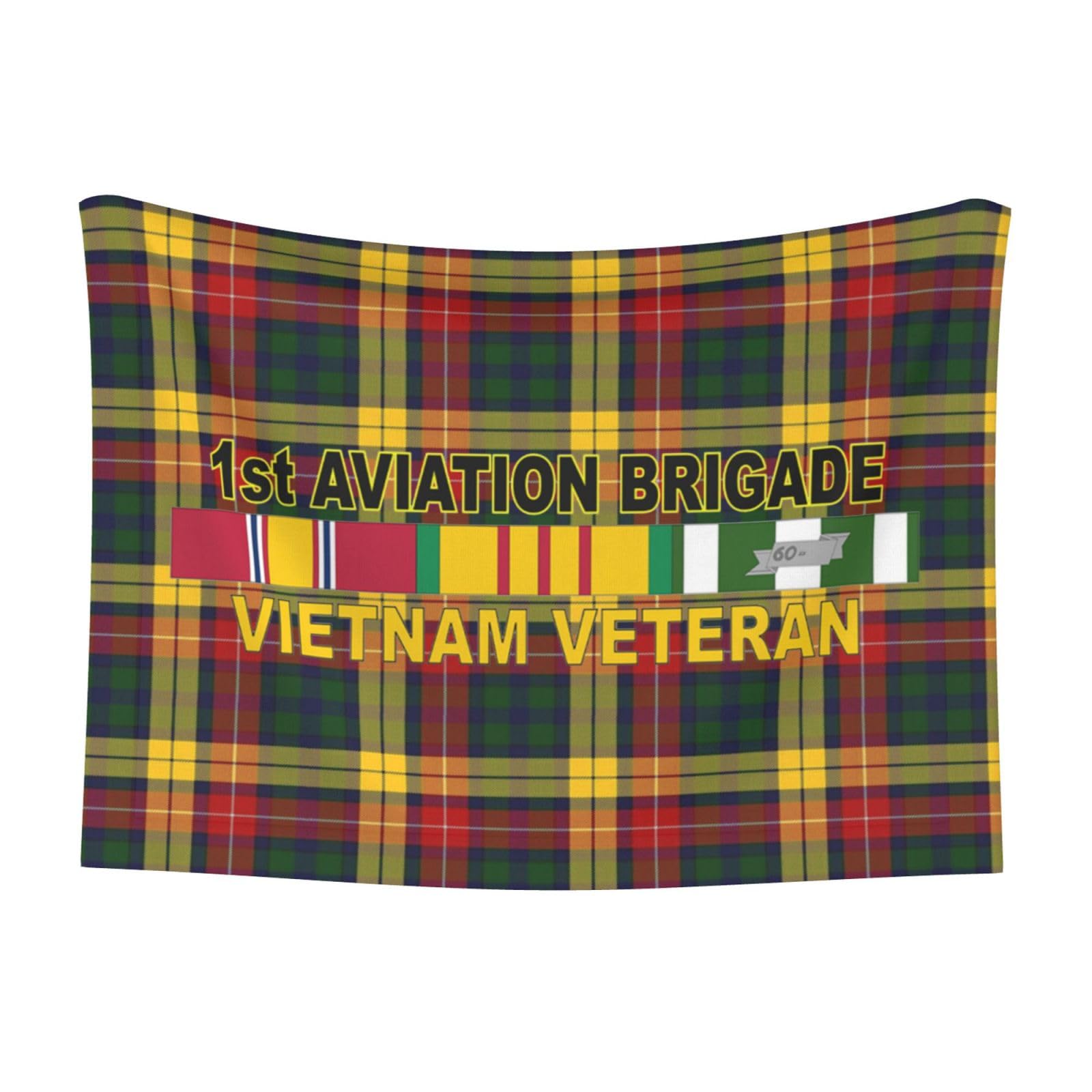 1st Aviation Brigade Vietnam Veteran Soft and Cozy Pet Blanket for Dogs and Cats - Versatile and Comfortable Medium