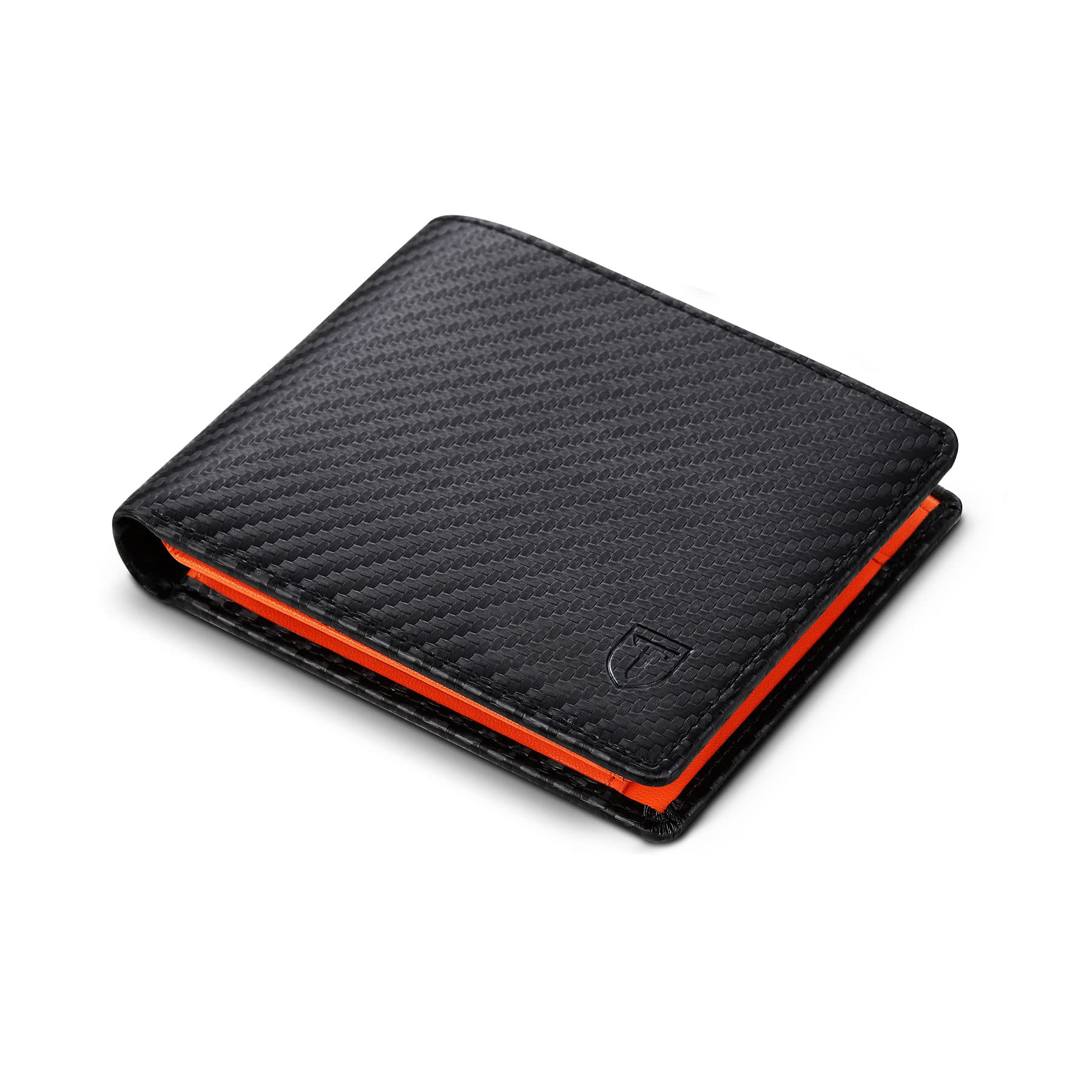 Buy Wallets Mens RFID Blocking, Carbon Fibre Leather Wallets for Men UK
