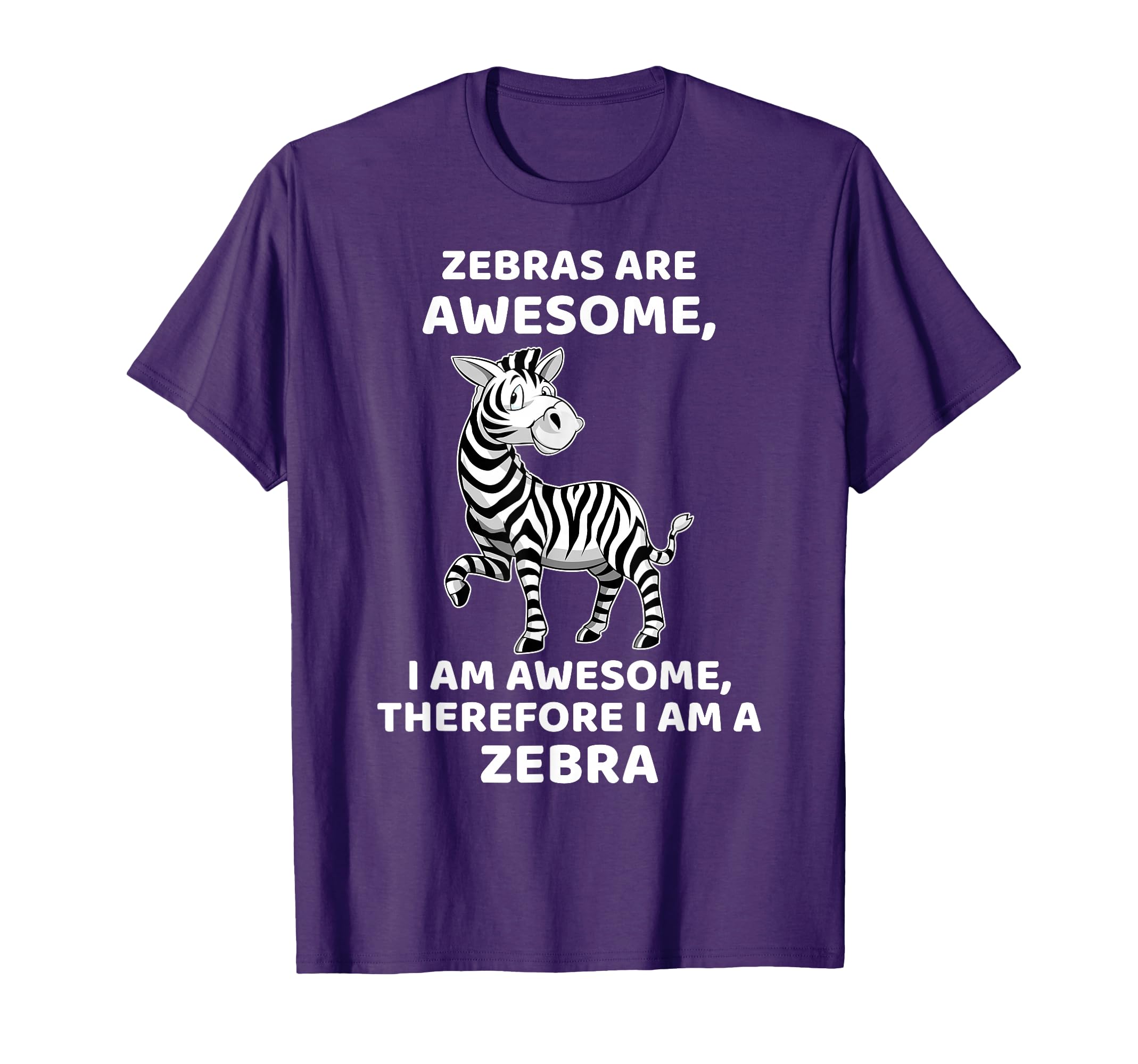 Awesome Cartoon I am a Zebra Shirt for Zebra Lovers T-Shirt